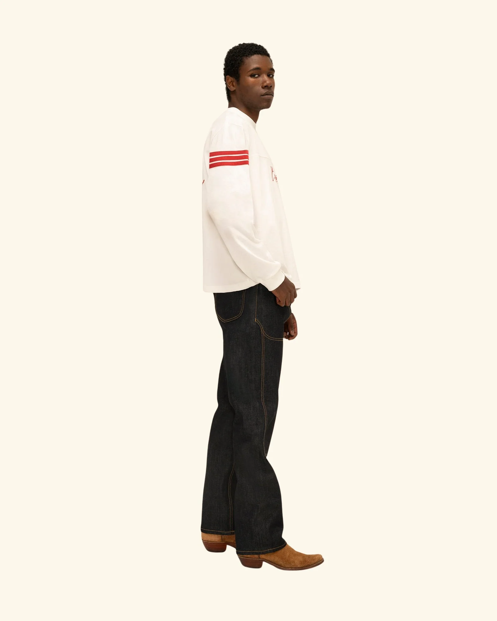 Austin Stripe Long Sleeve T-Shirt - Image 4