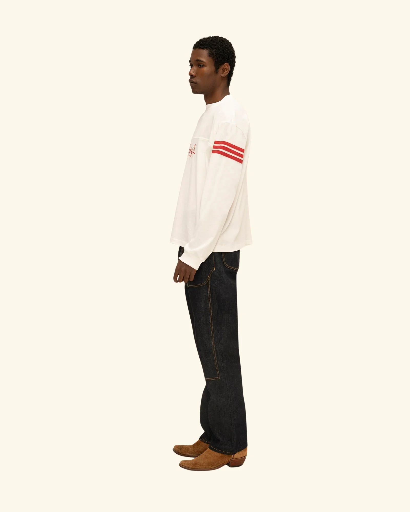 Austin Stripe Long Sleeve T-Shirt - Image 6