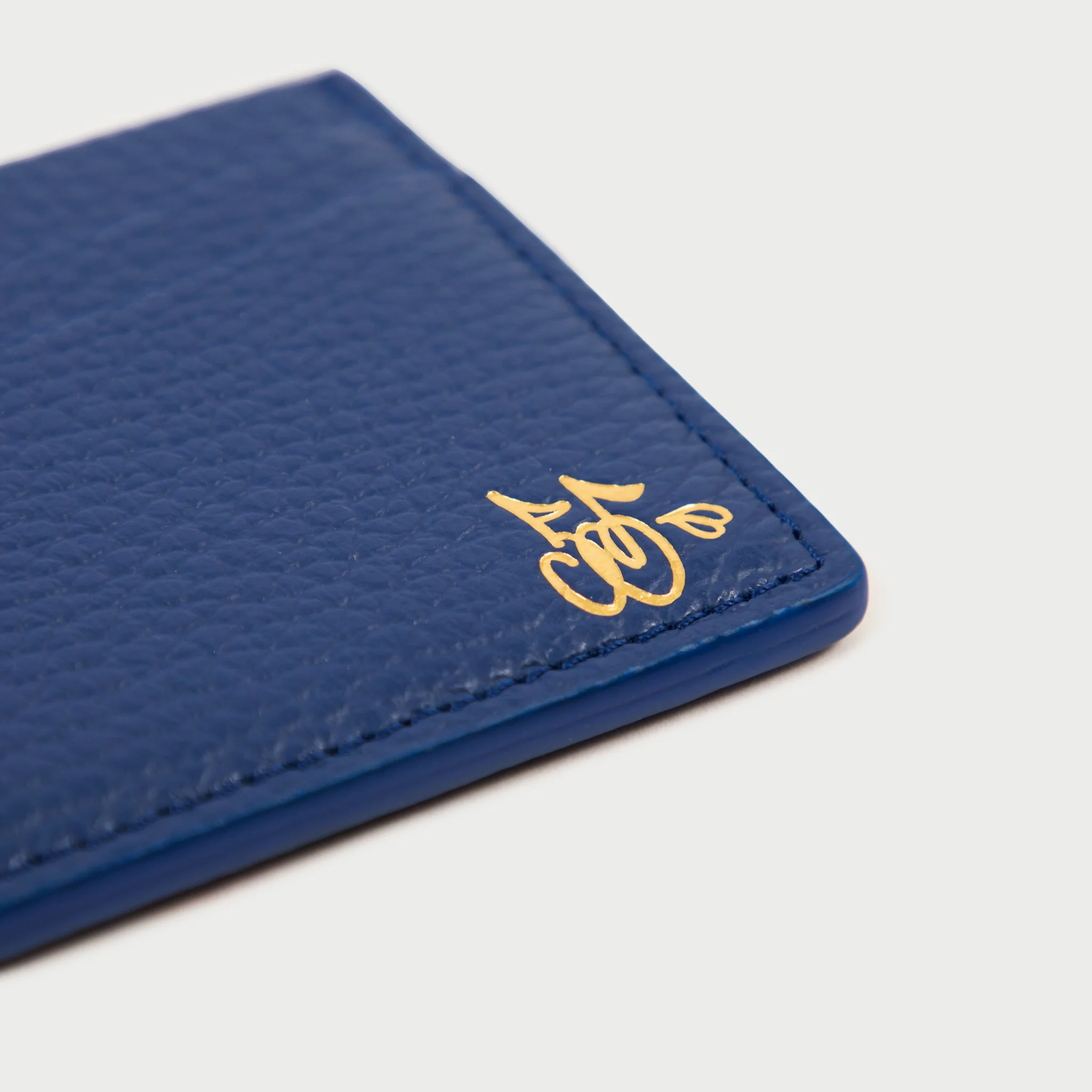 Leather Card Holder (Blue) - Image 3