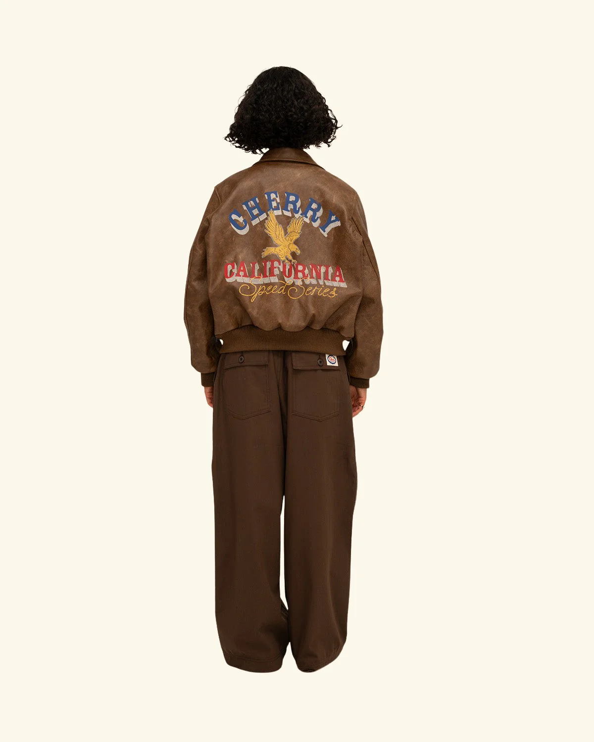 Leather Flight Jacket - Image 8
