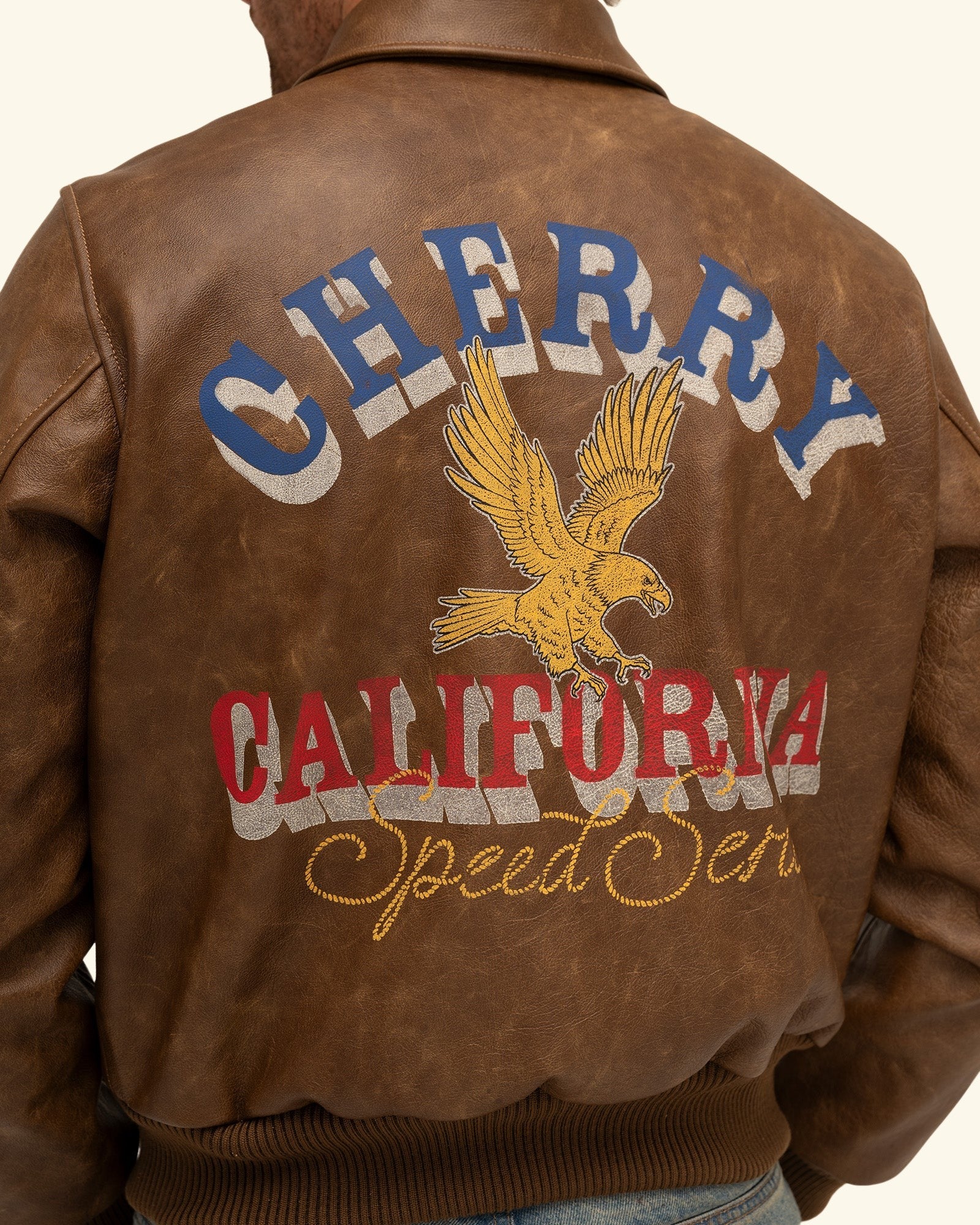 Leather Flight Jacket - Image 9