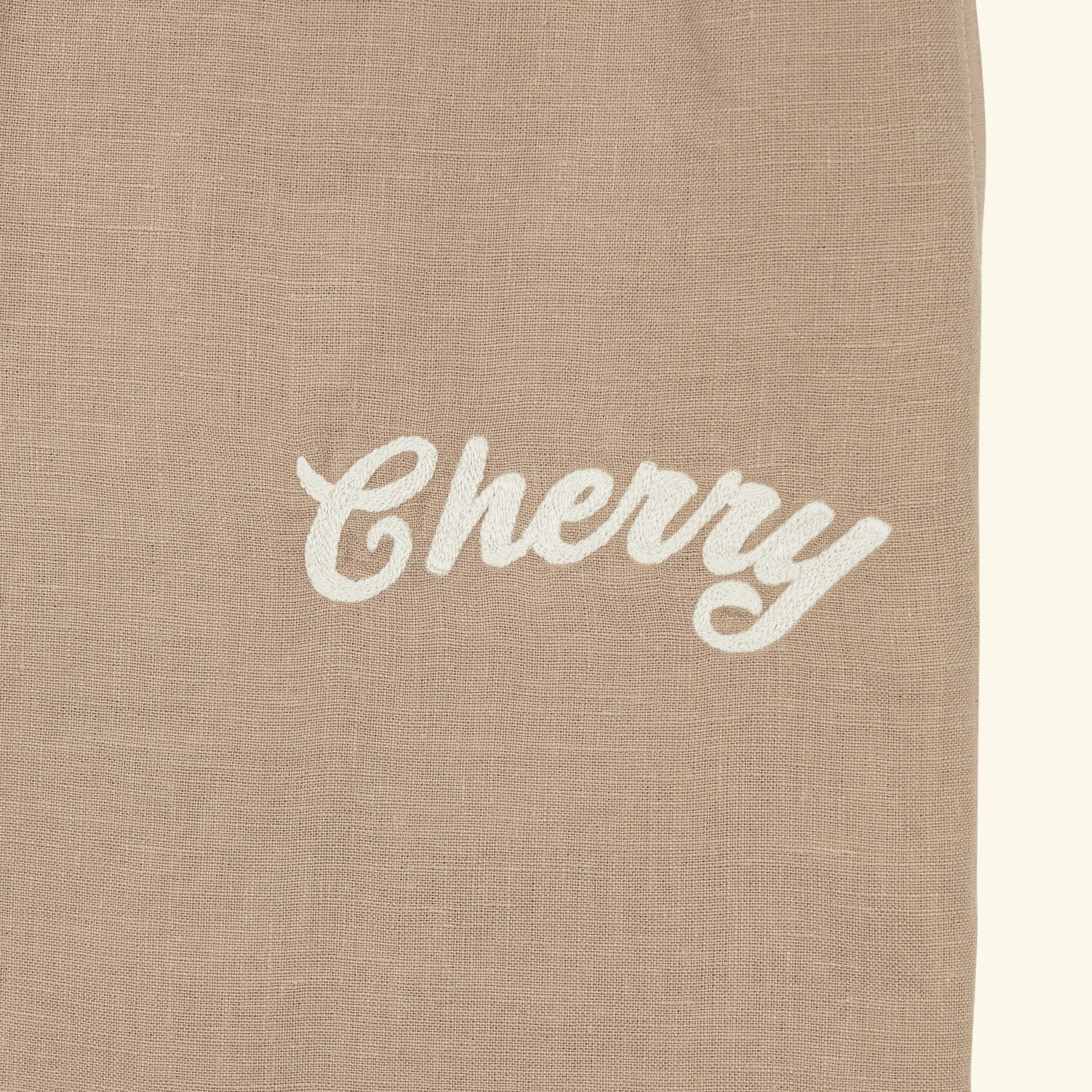 Linen Beach Pants (Beige) - Image 3