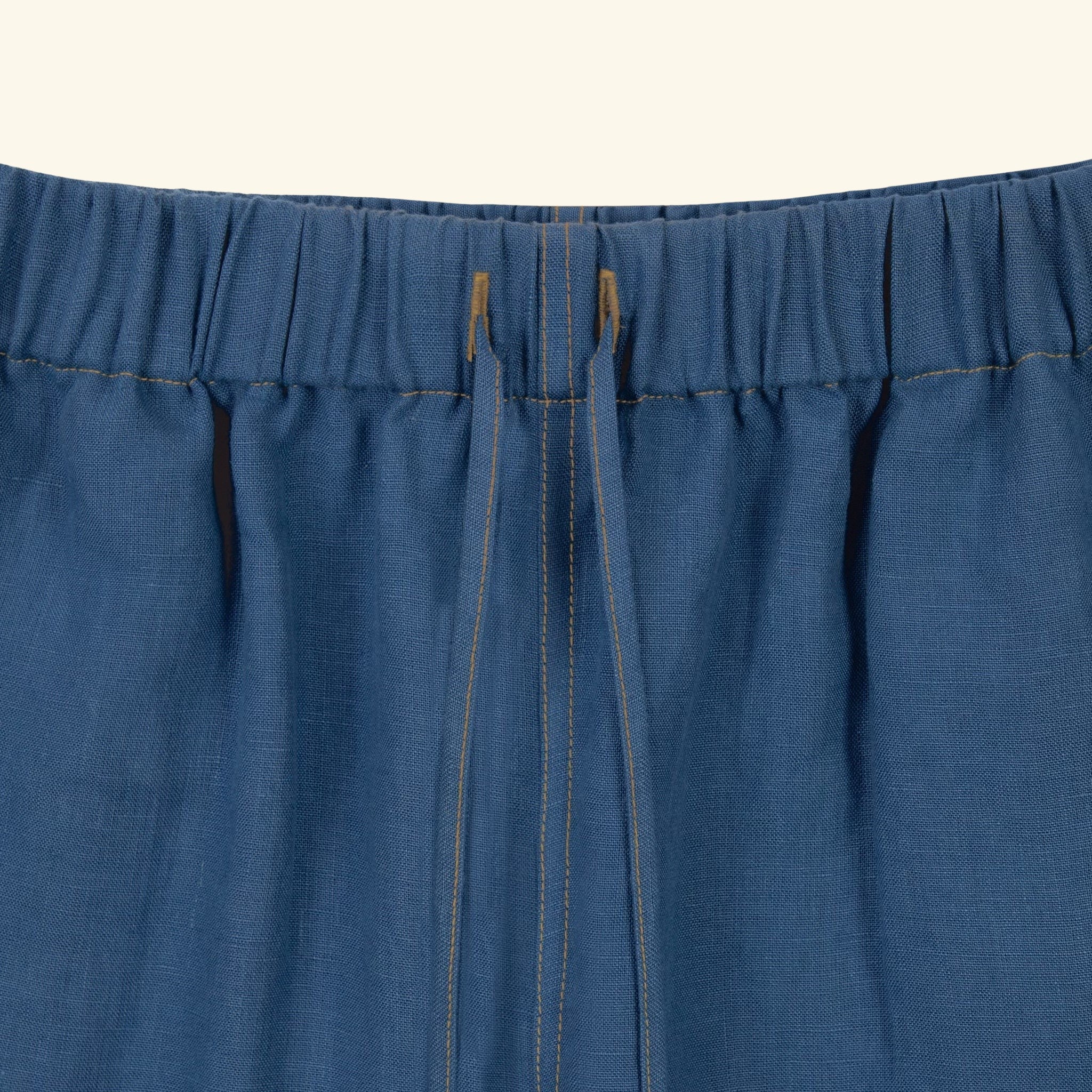 Linen Beach Pant (Faded Blue) - Image 5