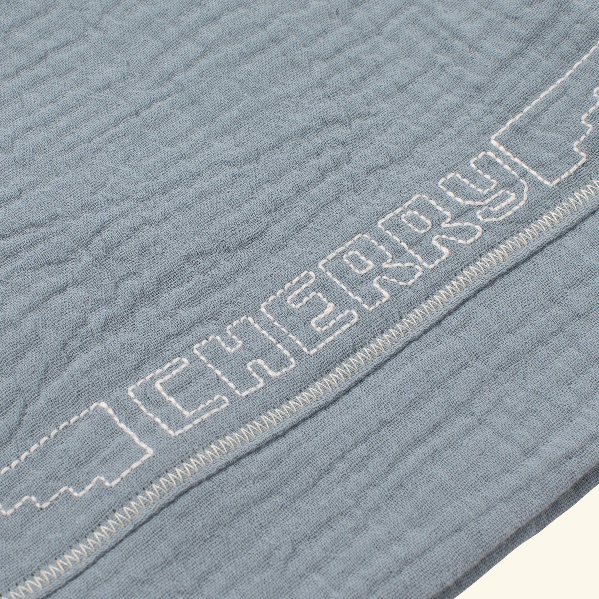Embroidered Vacation Shorts (Pacific Blue) - Image 5