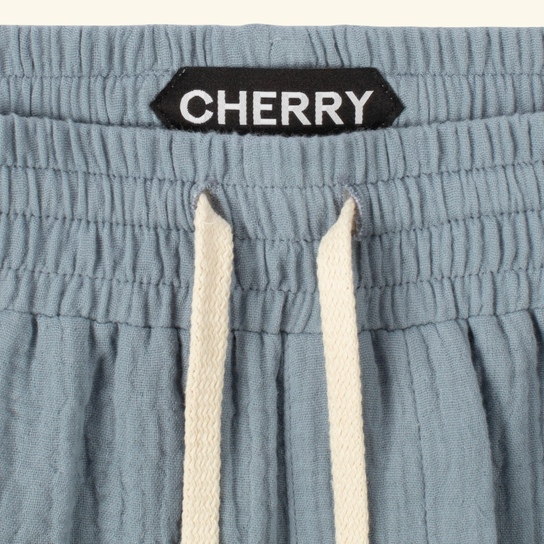 Embroidered Vacation Shorts (Pacific Blue) - Image 6