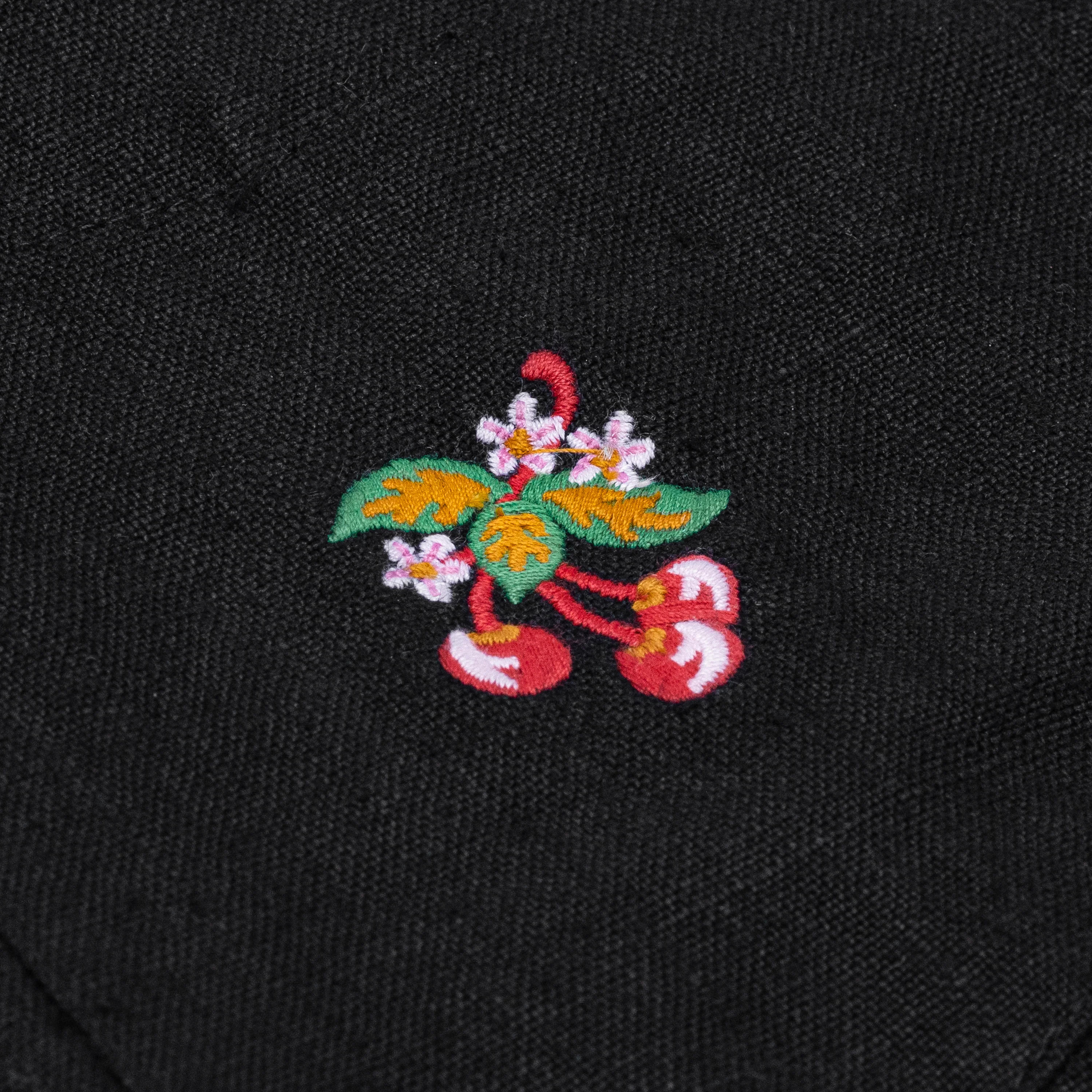 Linen Quarter Zip Shirt (Black) - Image 3