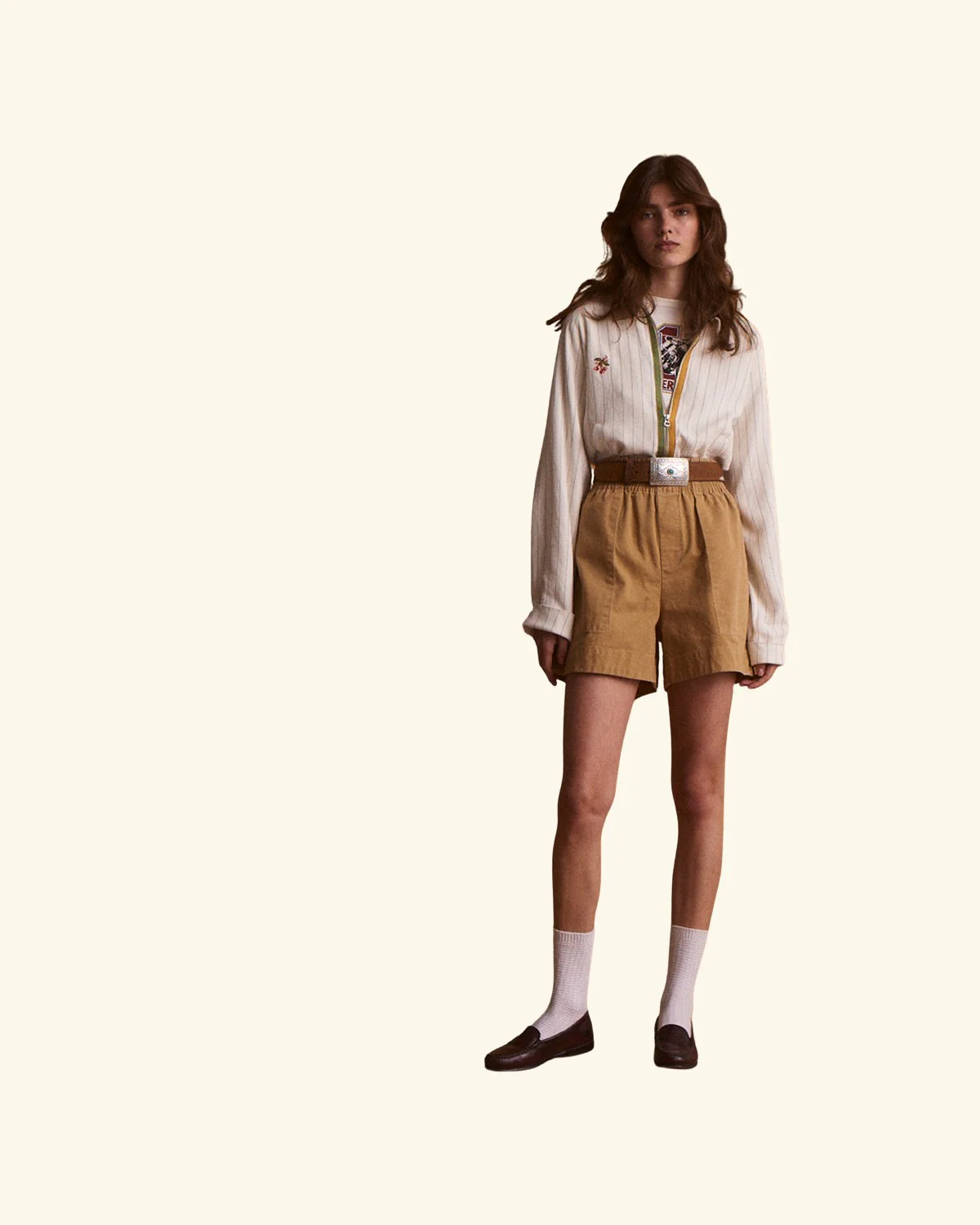 Linen Racing Jacket (Natural) - Image 6
