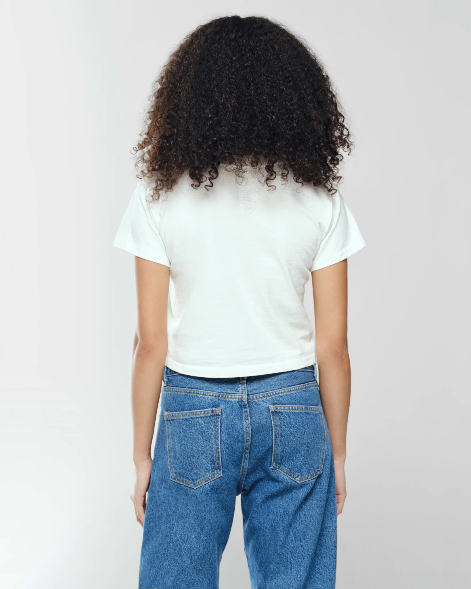 Lovers Boxy Baby Tee (White) - Image 7
