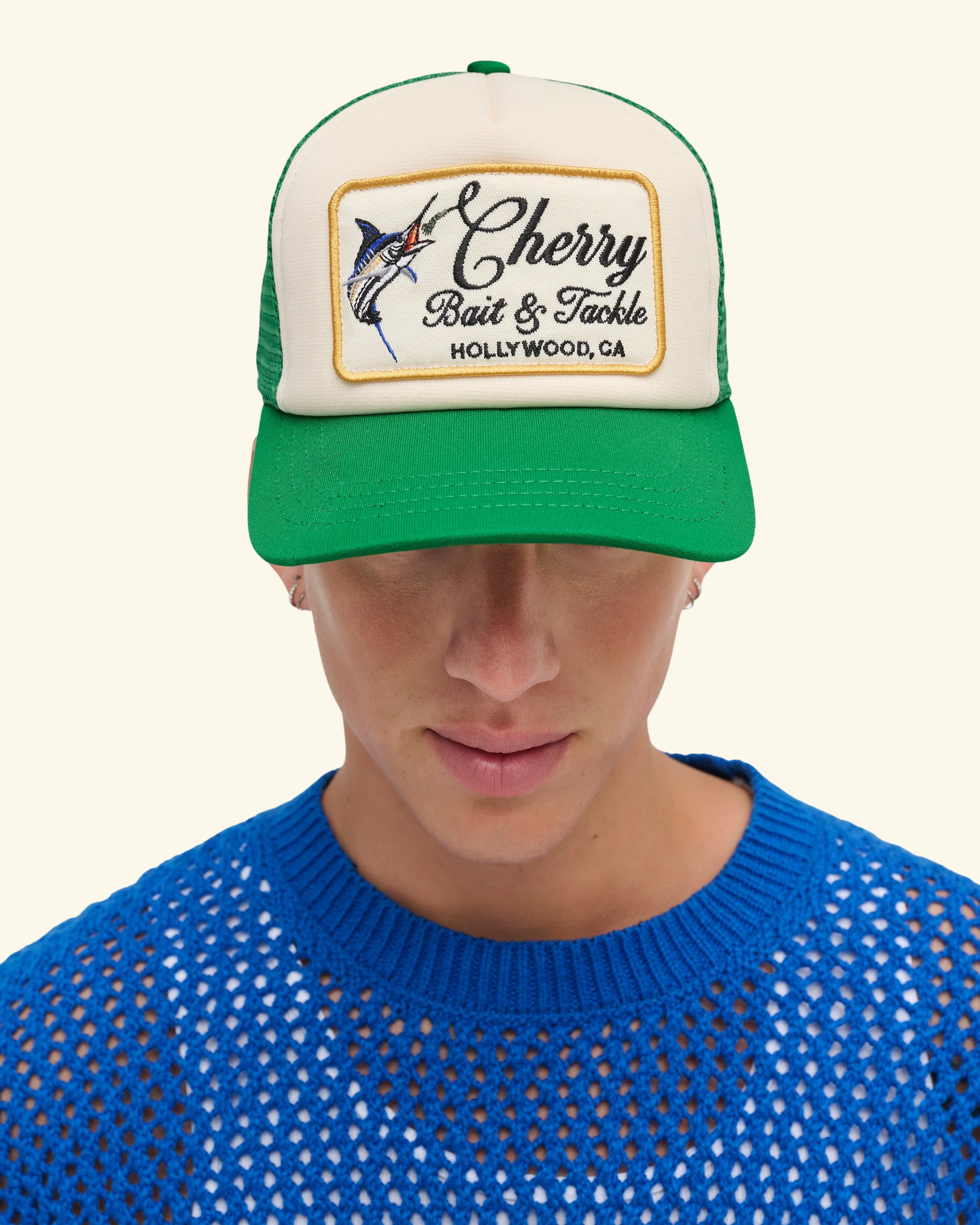 Marlin Foam Trucker Hat (Kelly Green) - Image 3