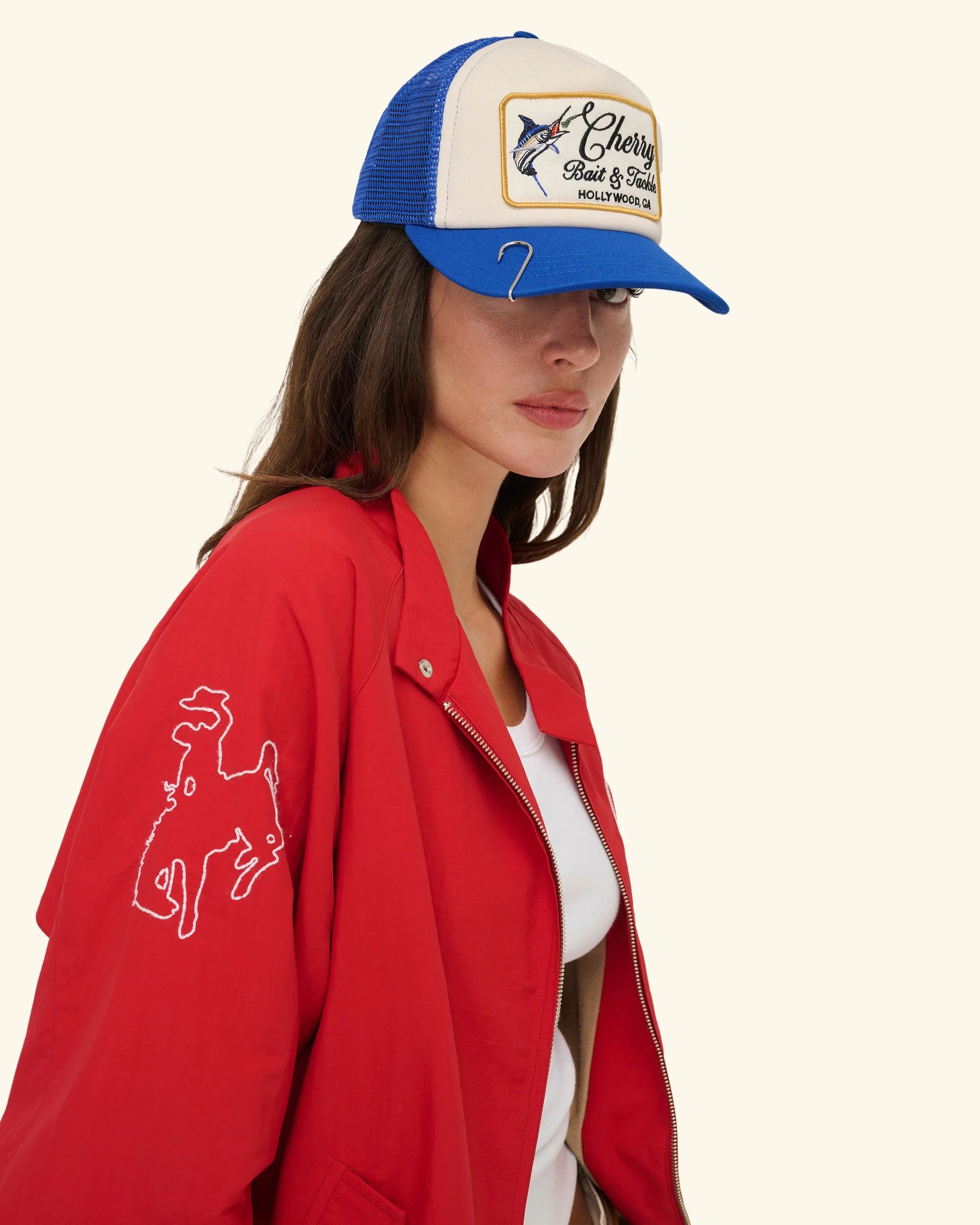 Marlin Foam Trucker Hat (Royal Blue) - Image 3