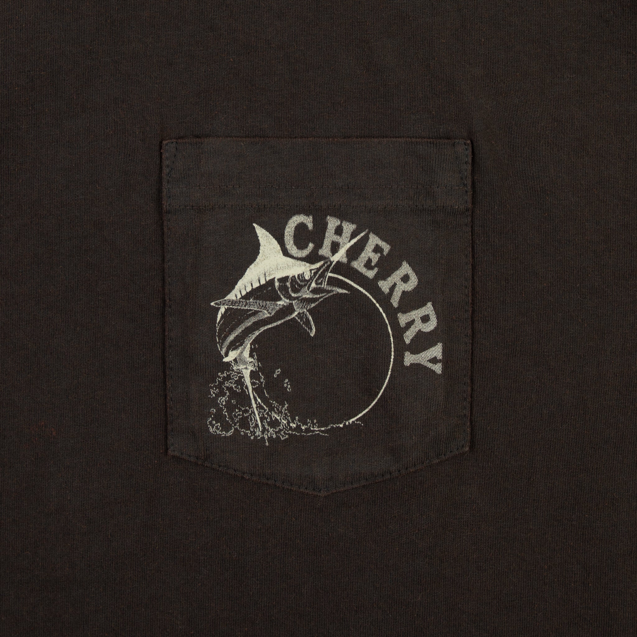 Marlin Fishing Long Sleeve T-Shirt (Vintage Black) - Image 2