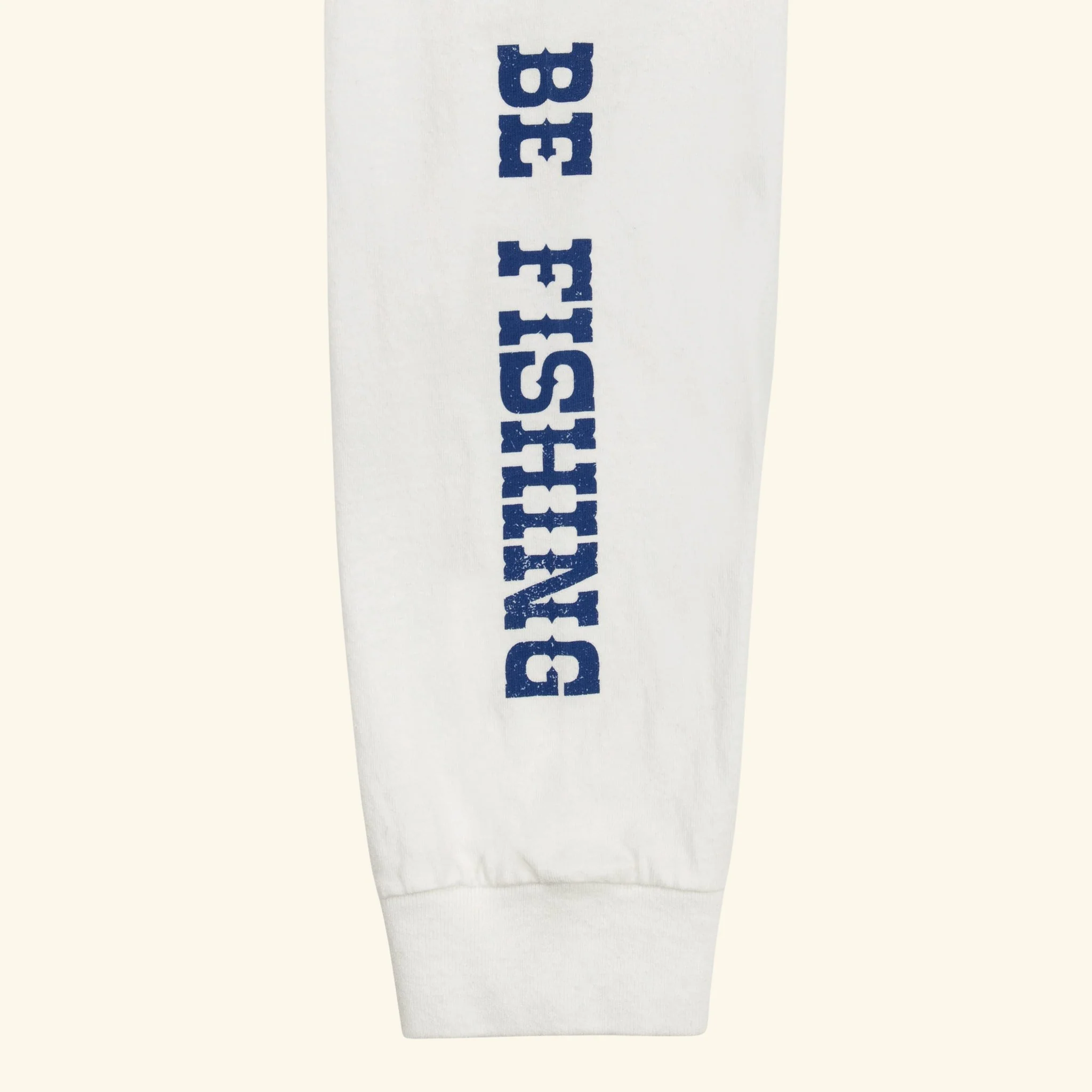 Marlin Fishing Long Sleeve T-Shirt (Vintage White) - Image 5