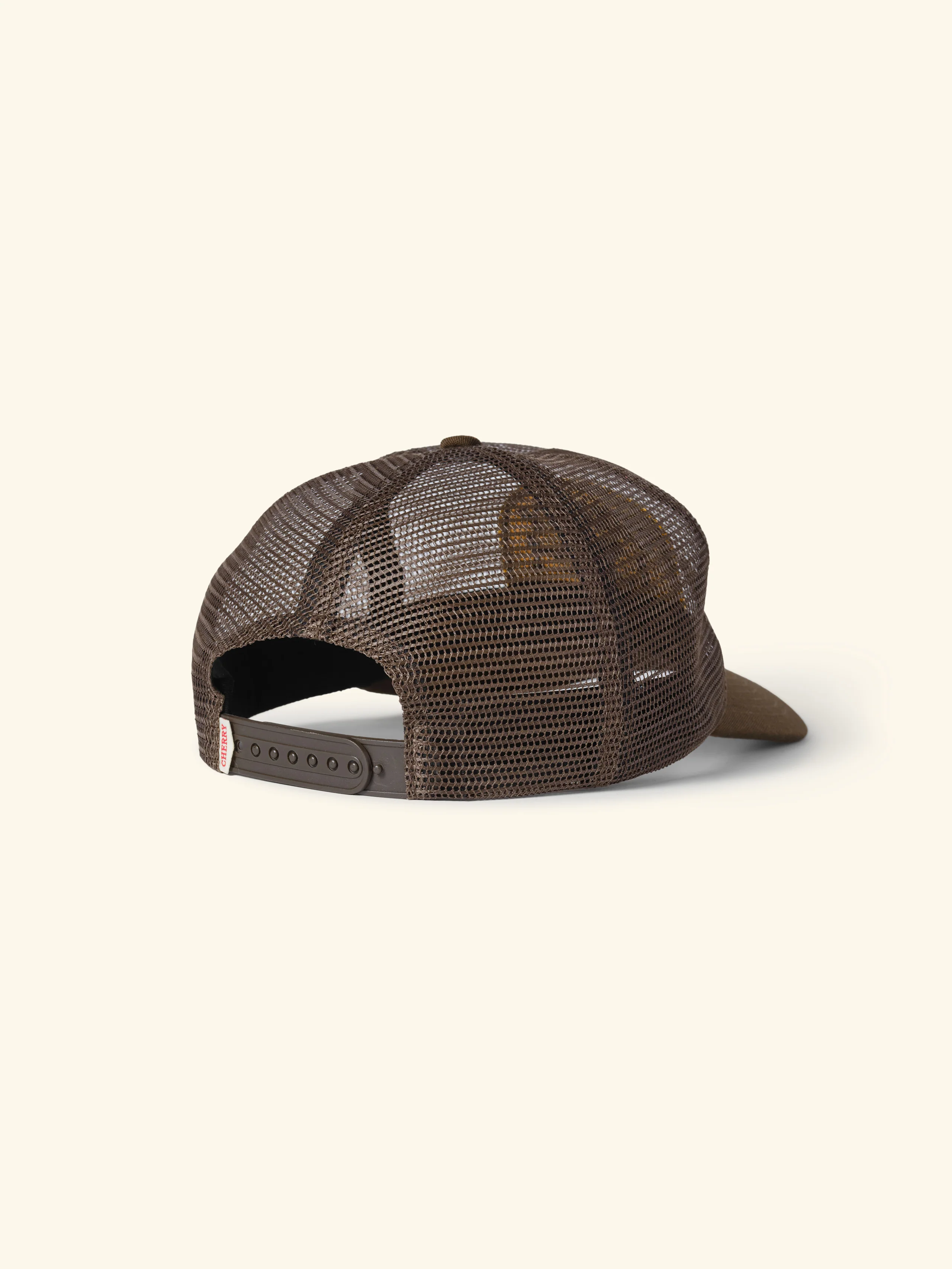 Mesh 5 Panel Trucker (Brown) - Image 5