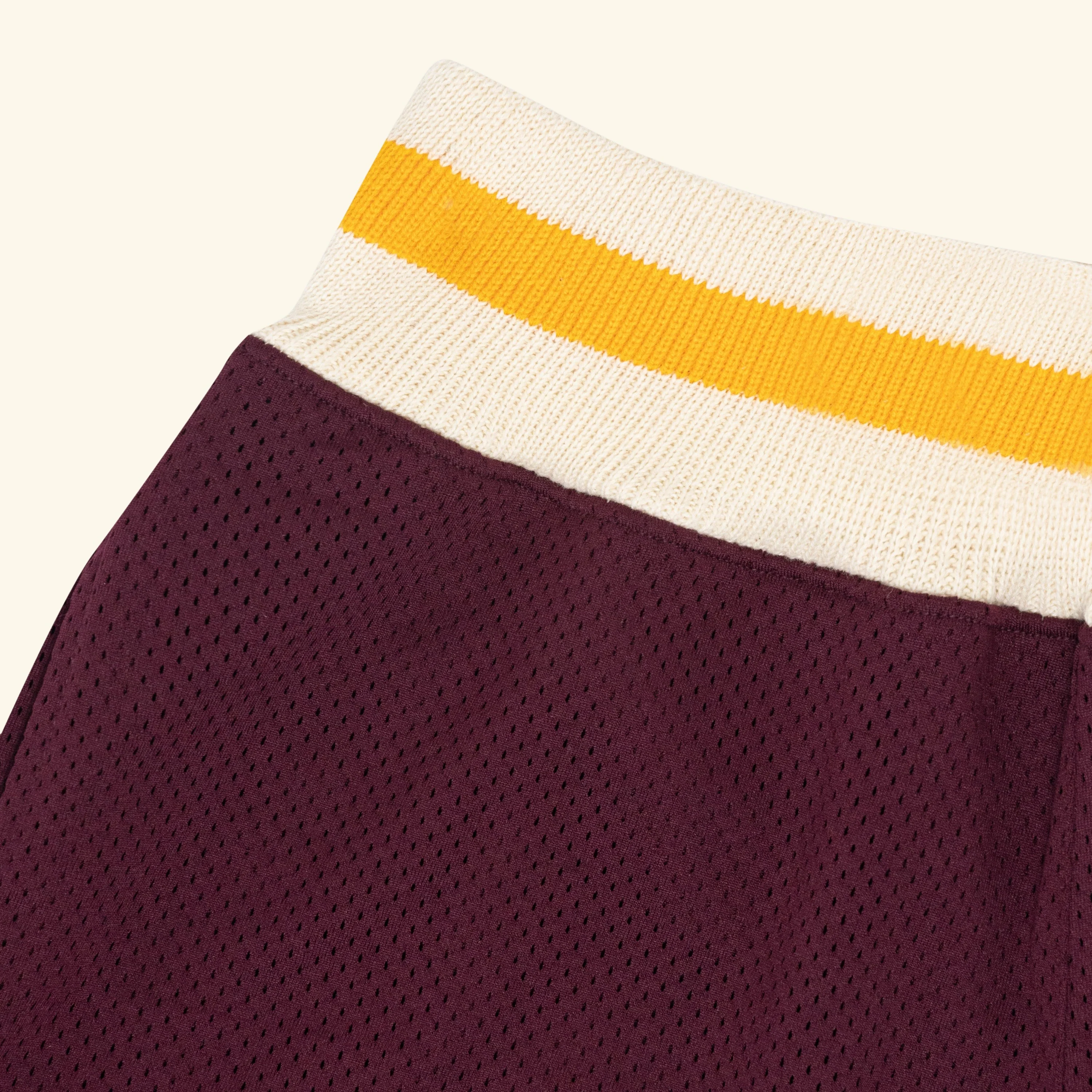 Mesh B-Ball Shorts (Maroon) - Image 3