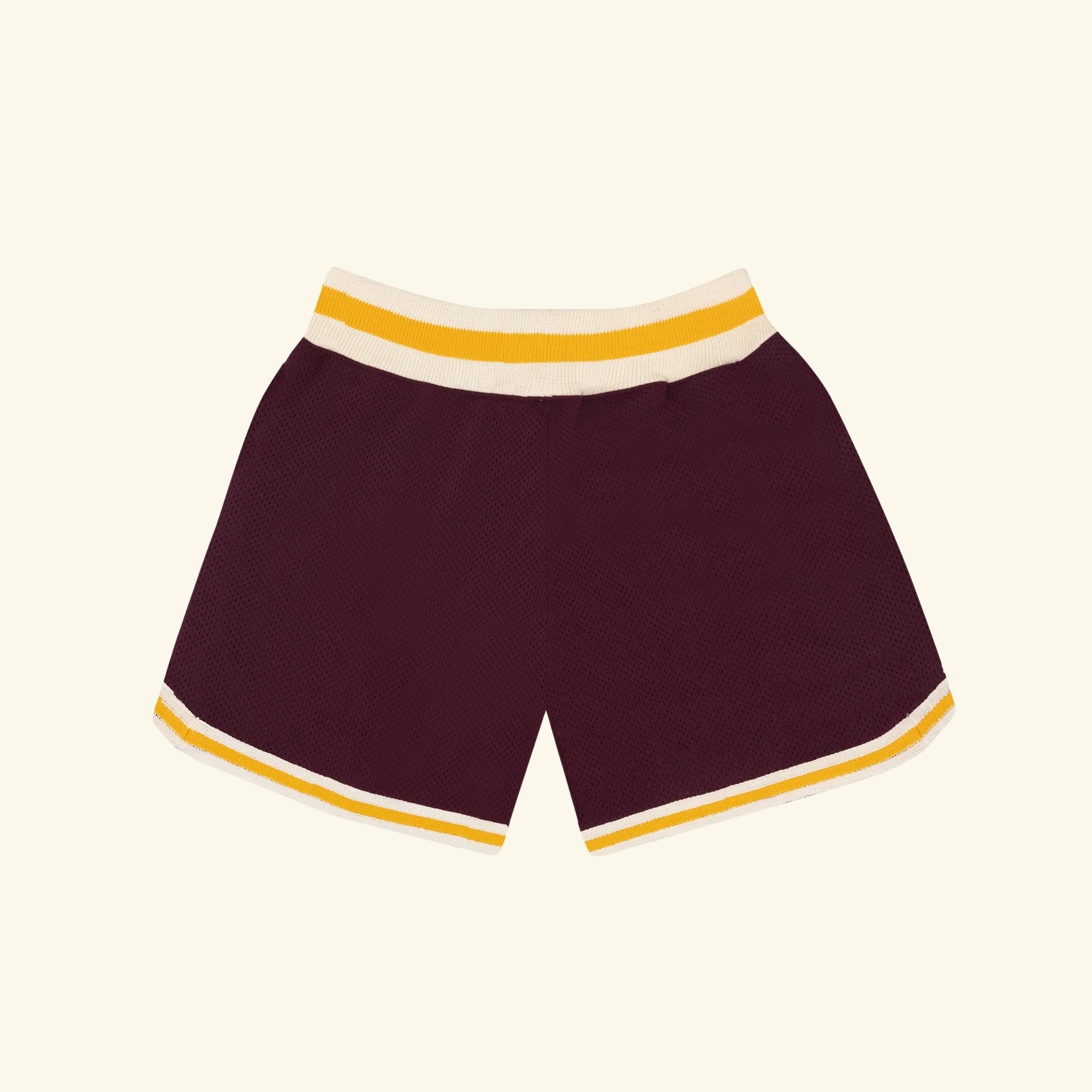 Mesh B-Ball Shorts (Maroon) - Image 4