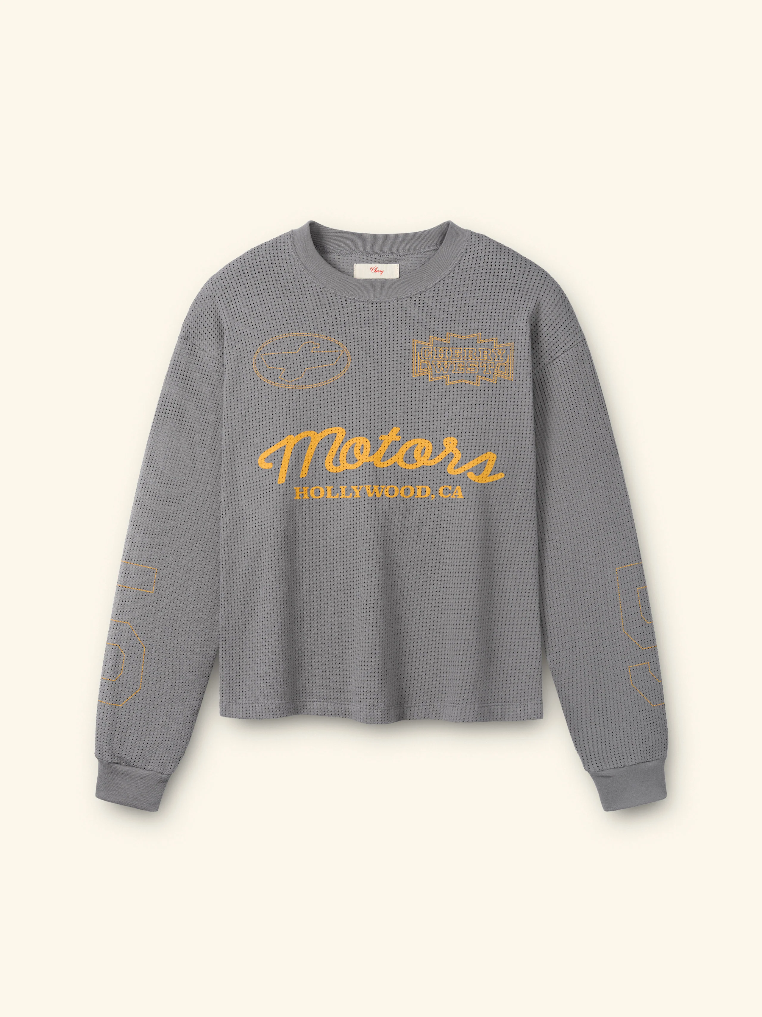 Mesh Motors Long Sleeve (Charcoal)
