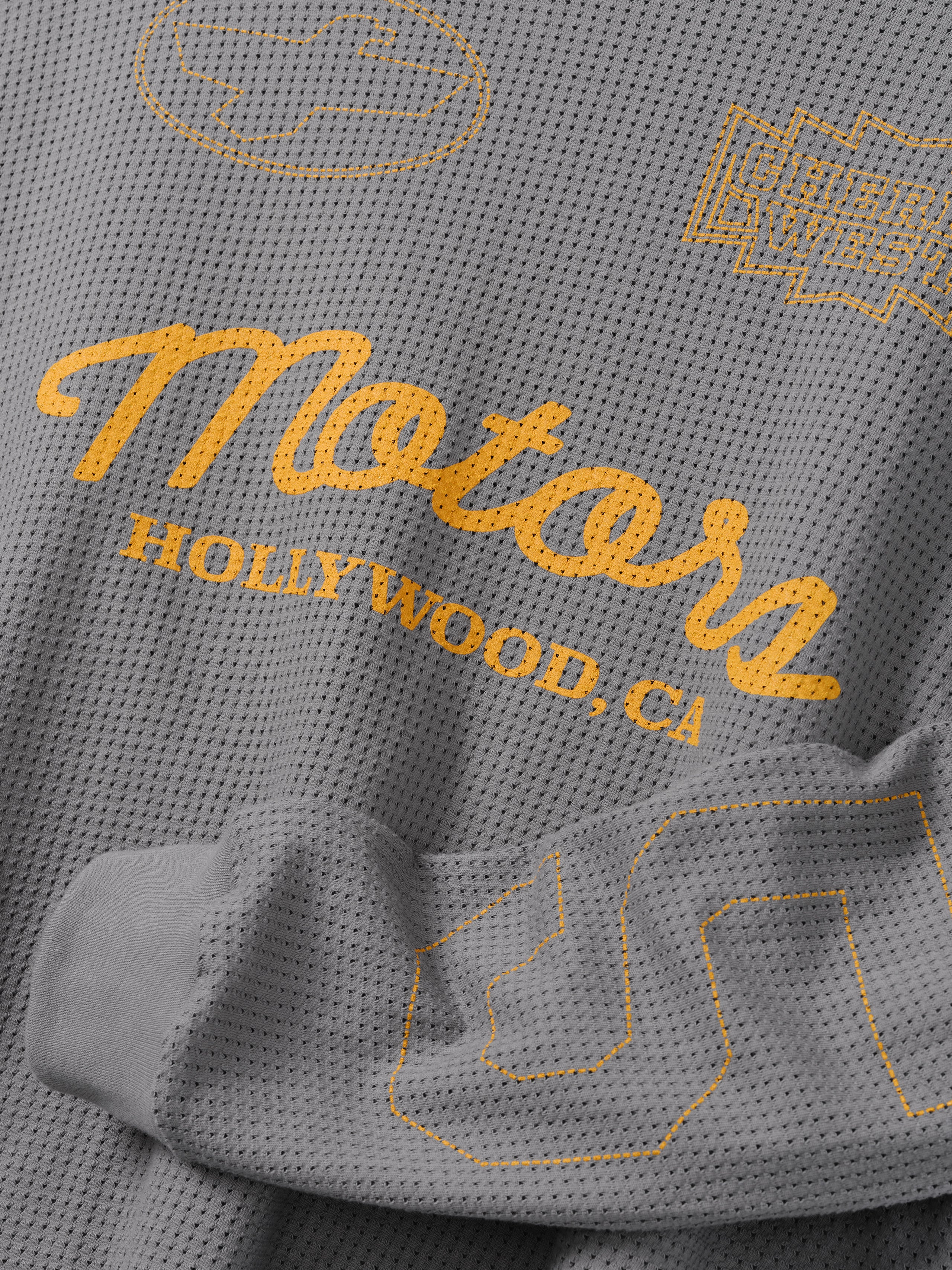 Mesh Motors Long Sleeve (Charcoal) - Image 6