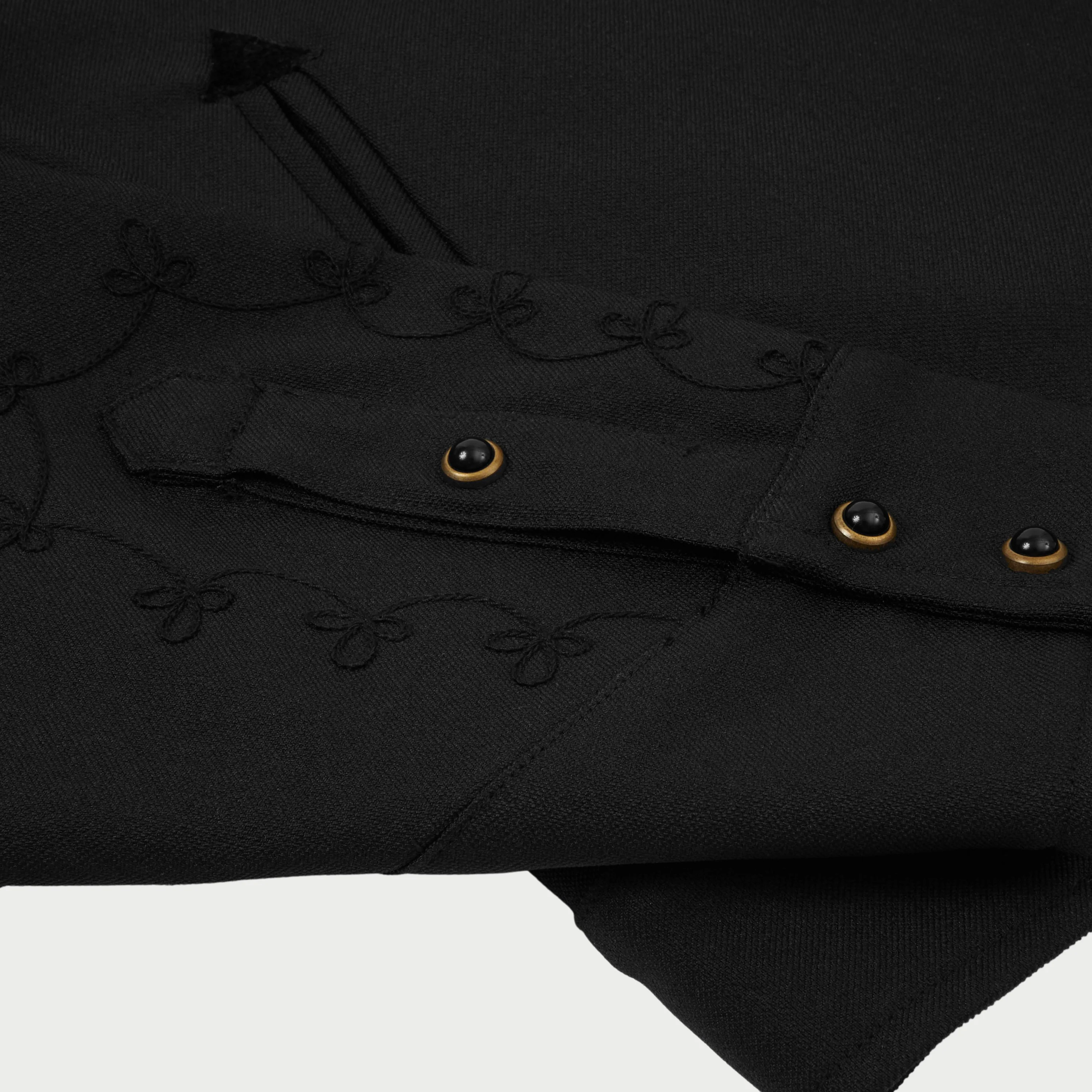 Mexicali Cowboy Jacket (Black) - Image 6