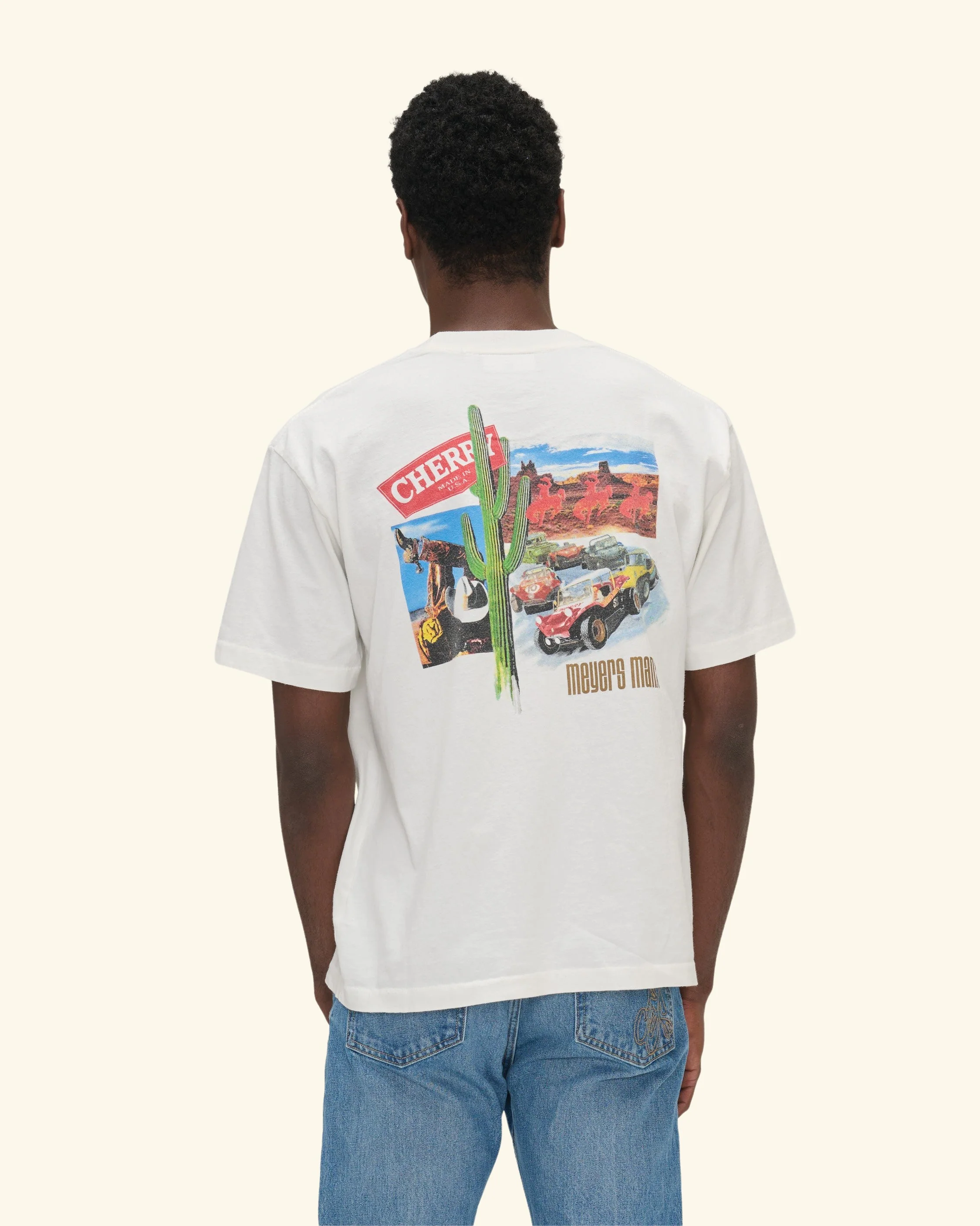Meyers Manx Pocket Tee (Vintage White) - Image 3