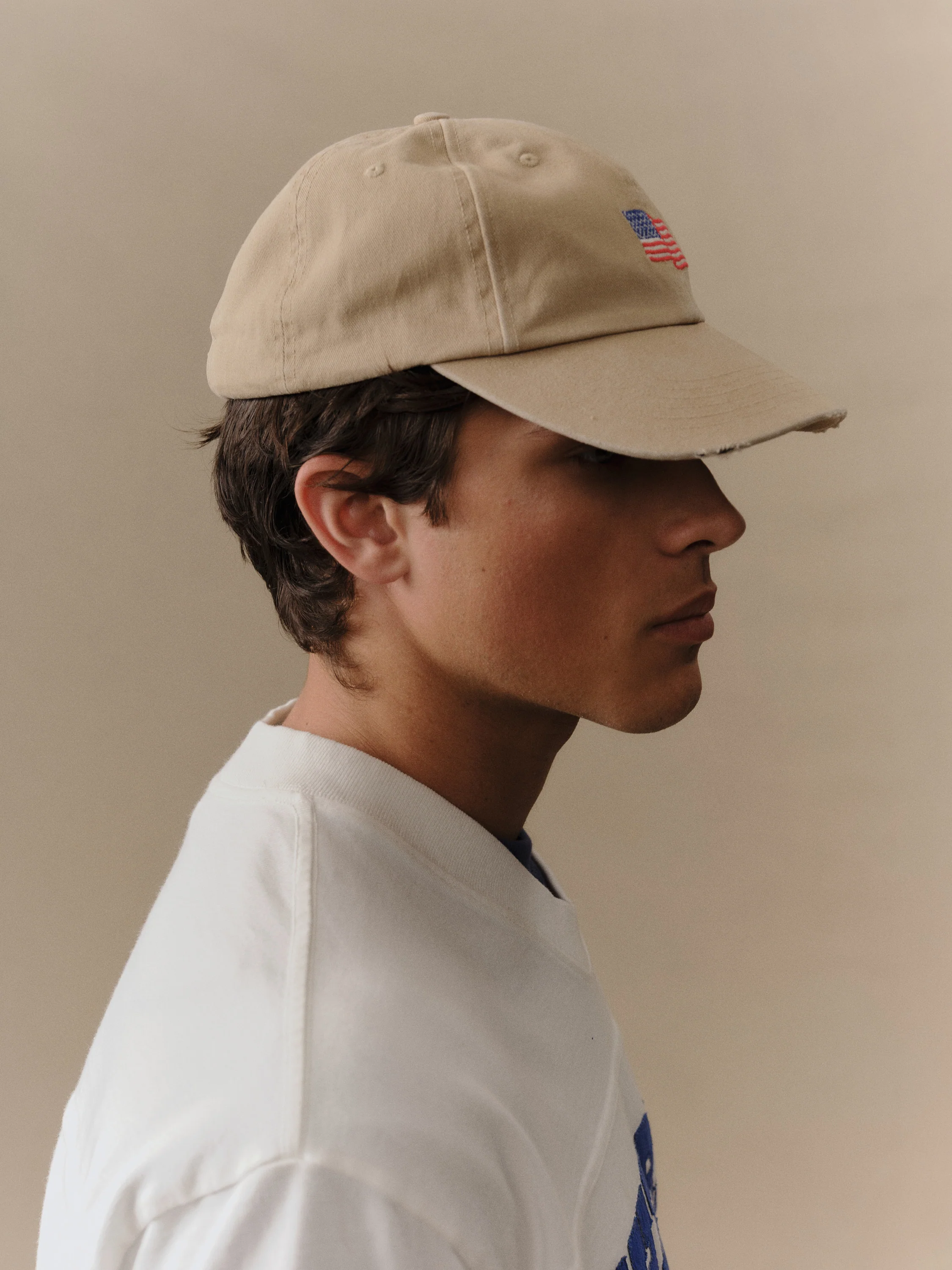 Mini Flag 6 Panel Hat (Desert Tan) - Image 4