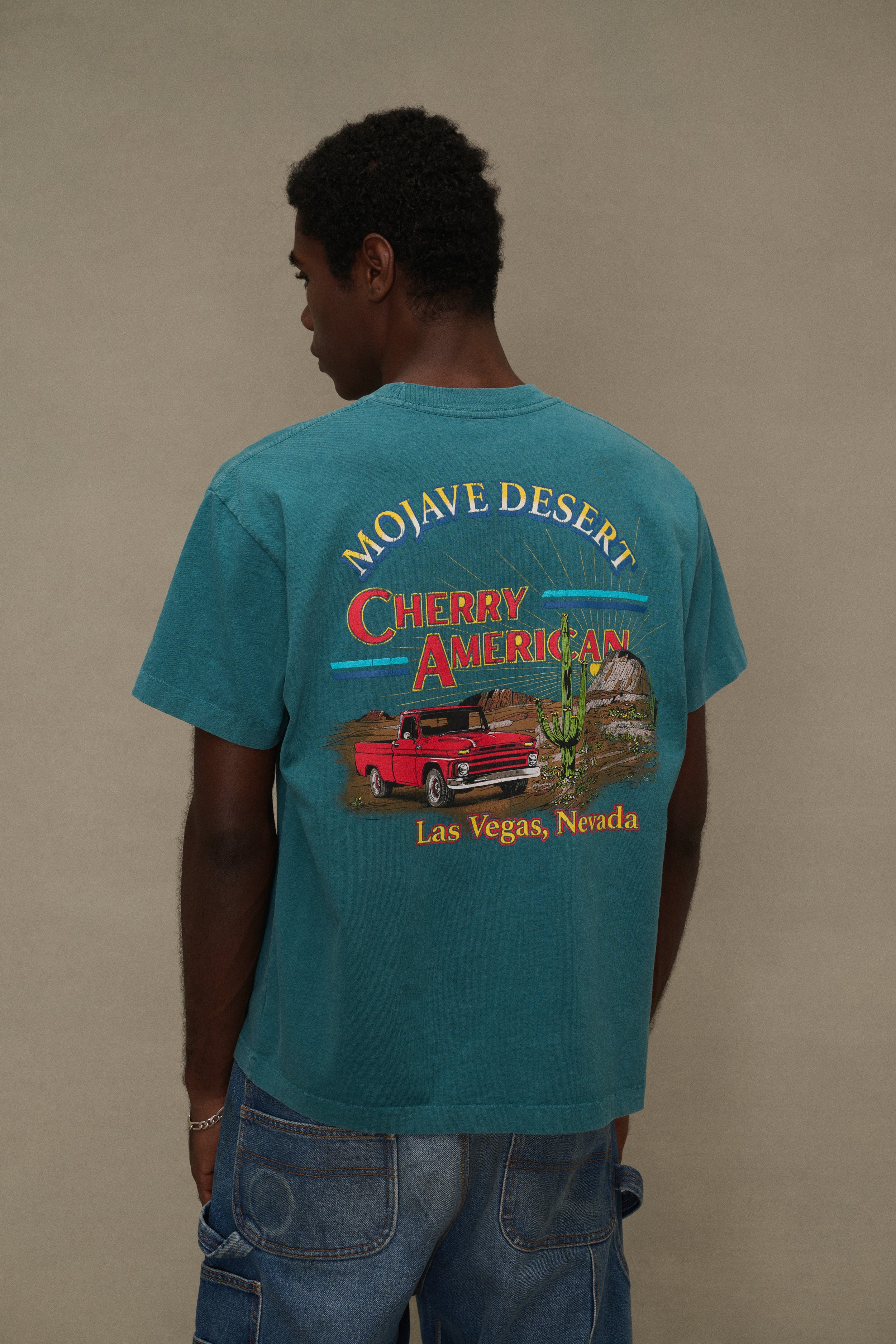 Mojave Desert Classic Pocket T-Shirt (Emerald) - Image 4