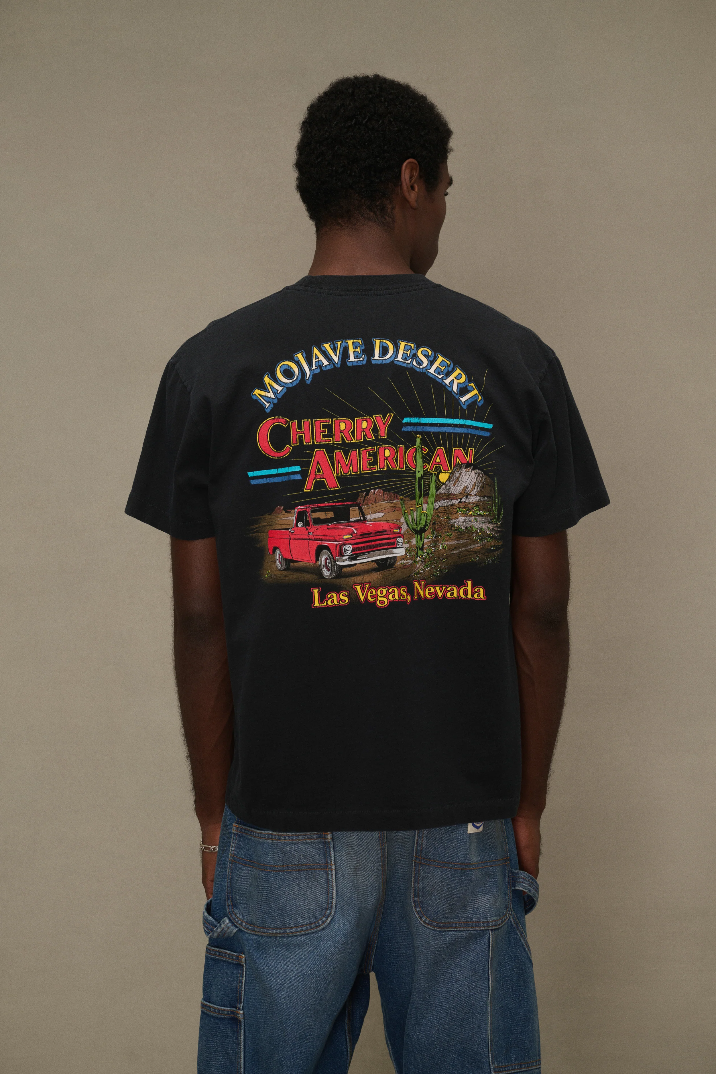 Mojave Desert Classic Pocket T-Shirt (Vintage Black) - Image 6