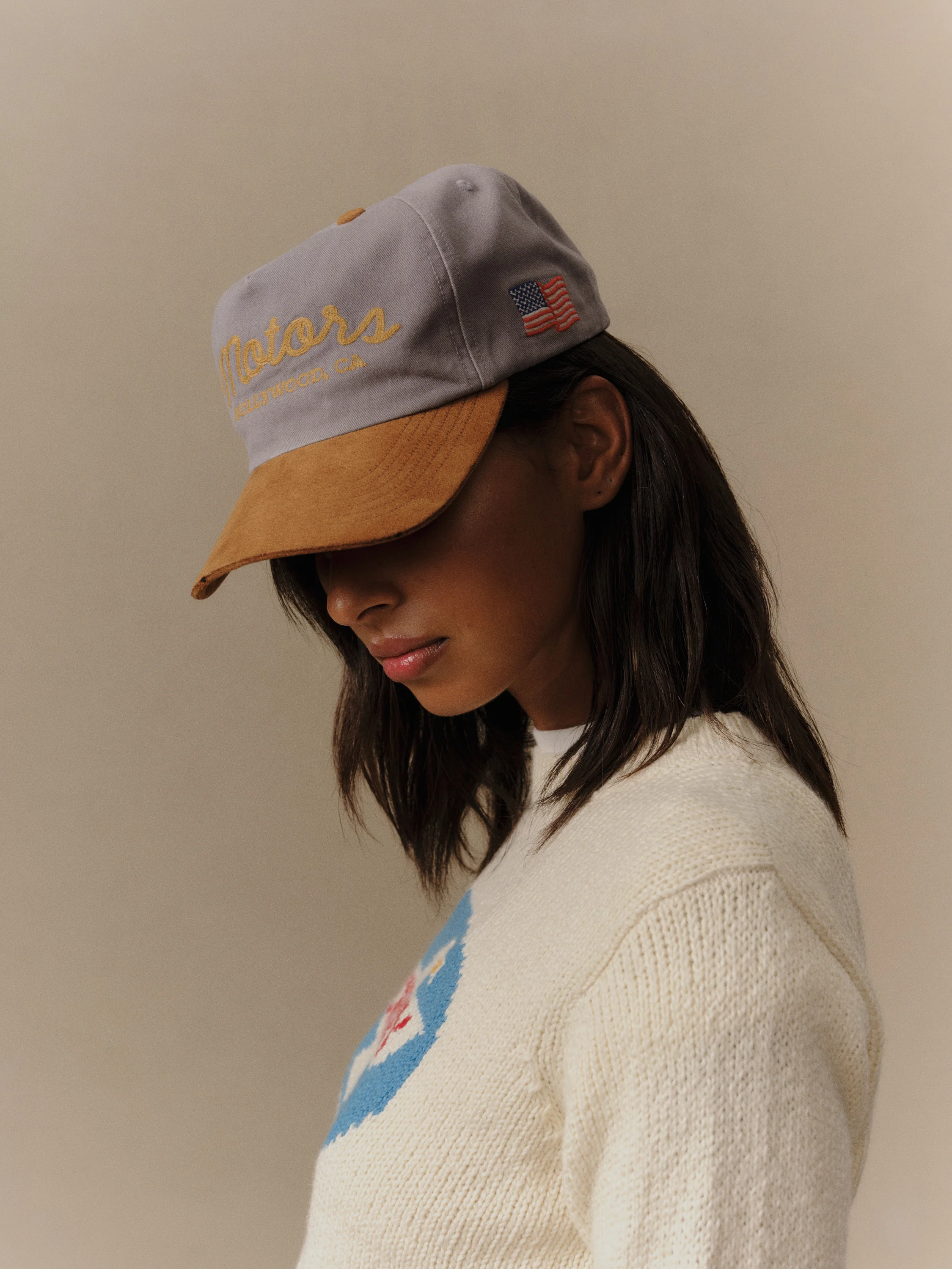 Motors 5 Panel Hat (Charcoal) - Image 2