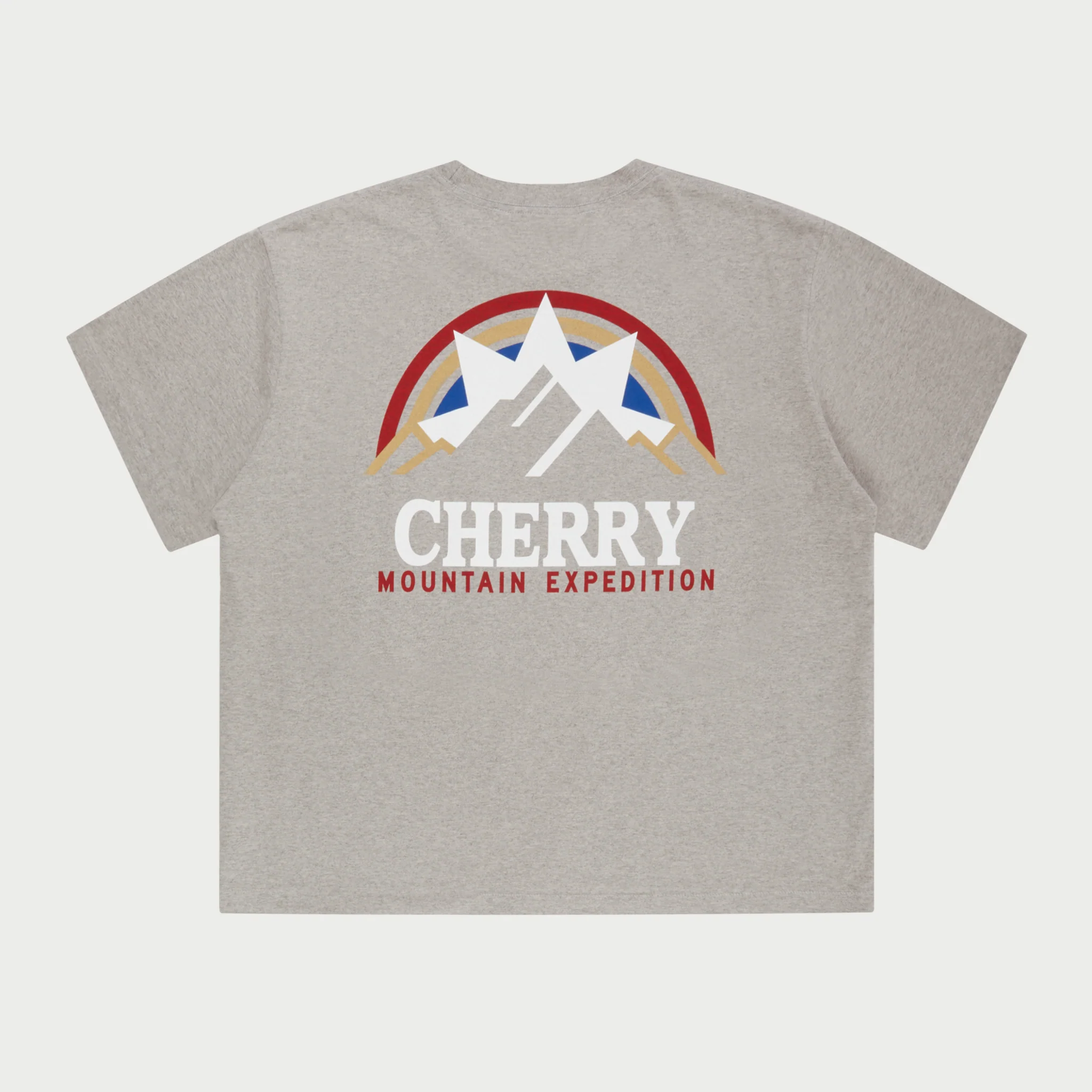 Mountain Expedition Boxy Pocket Tee (Heather Grey) - Image 2