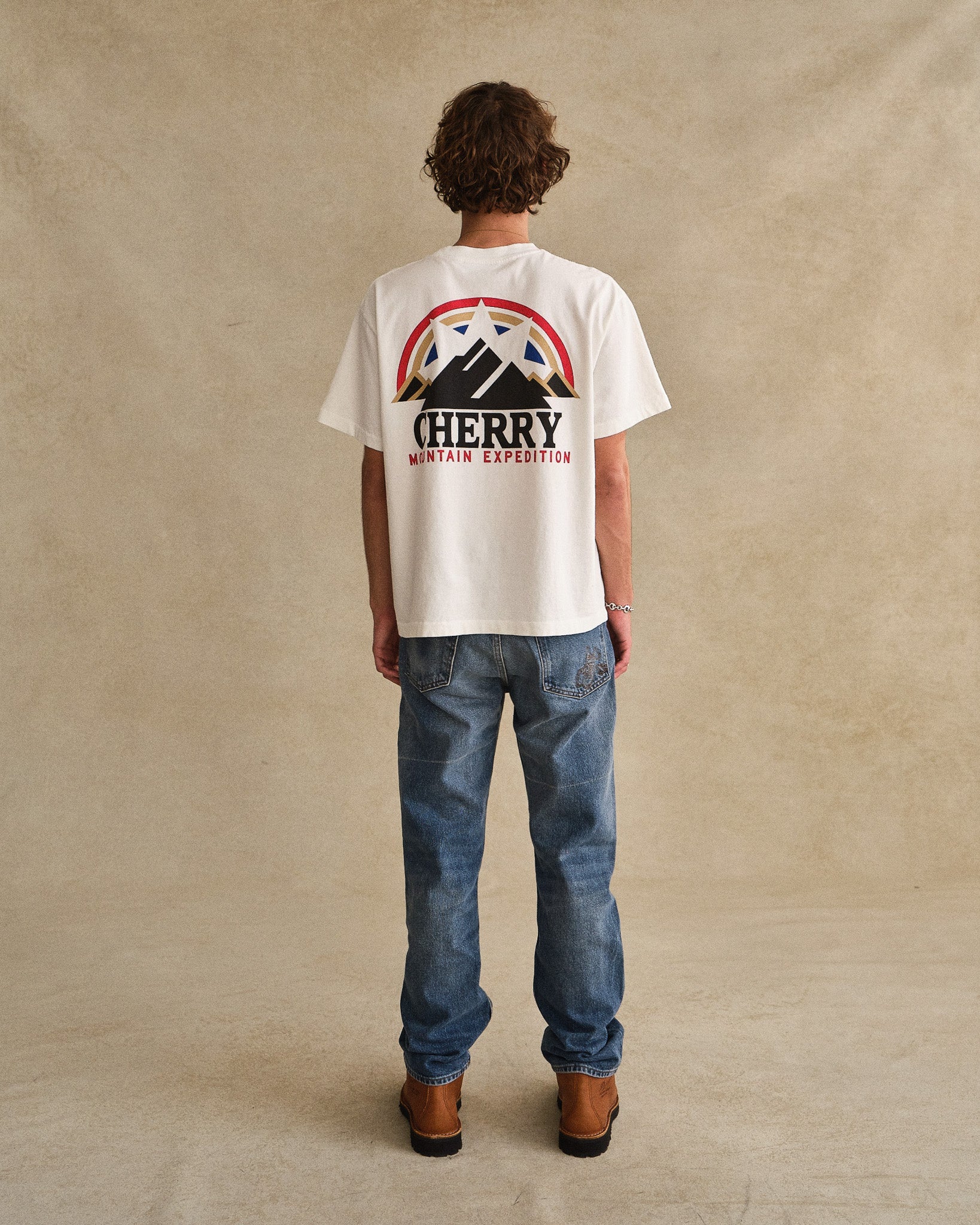 Mountain Expedition Boxy Pocket Tee (White) - Image 6