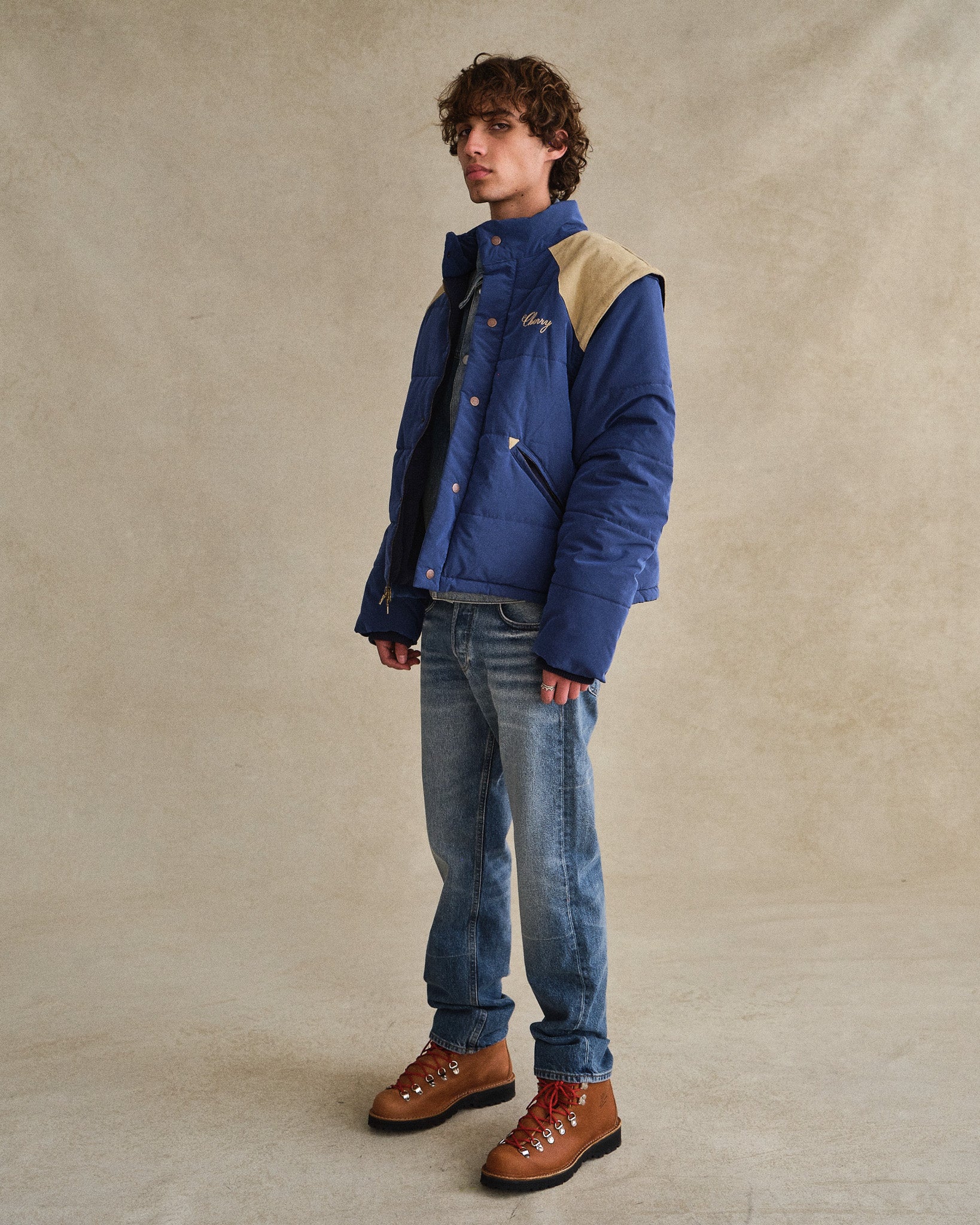 Mountain Puffer Jacket (Royal Blue) - Image 9