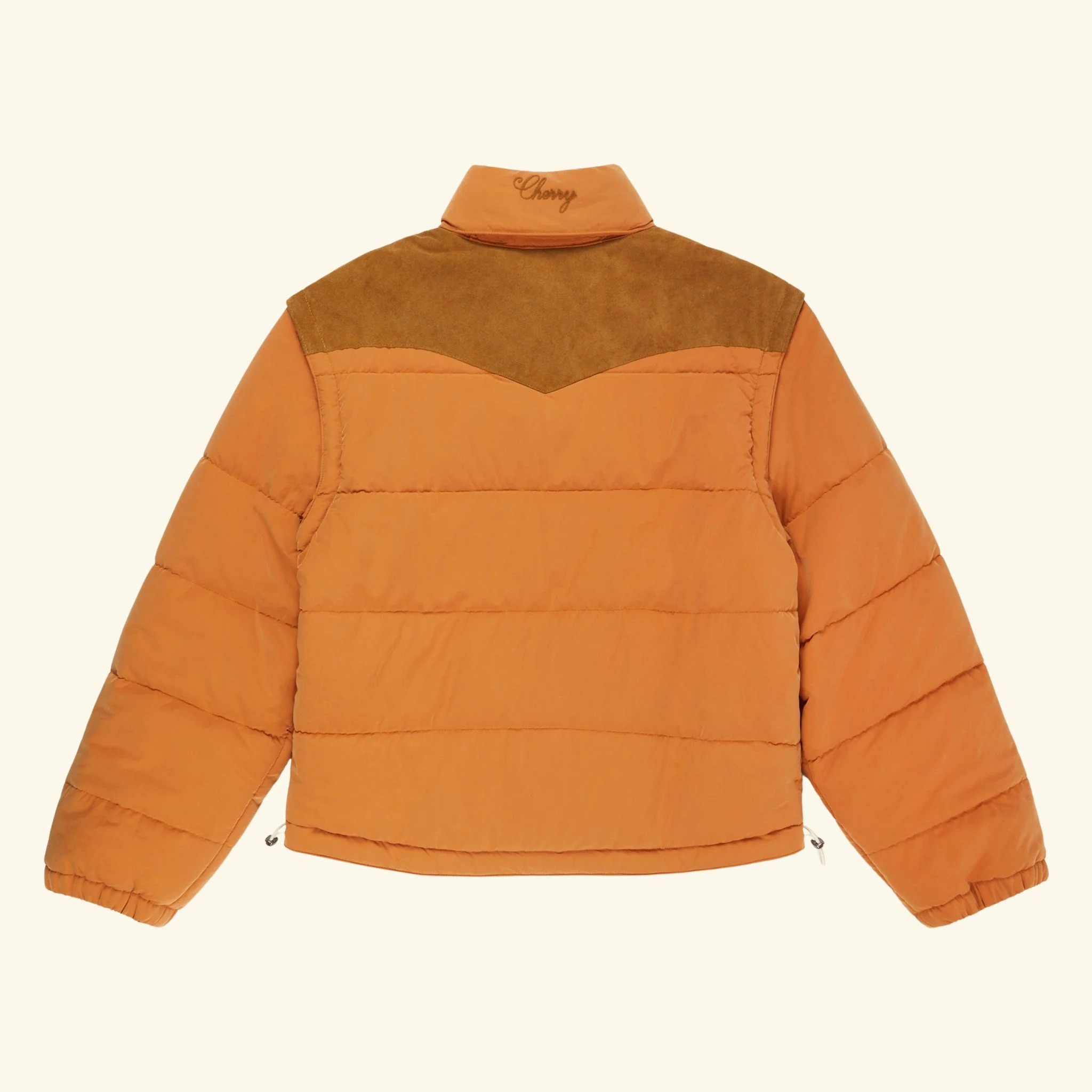 Mountain Puffer Jacket (Orange) - Image 2