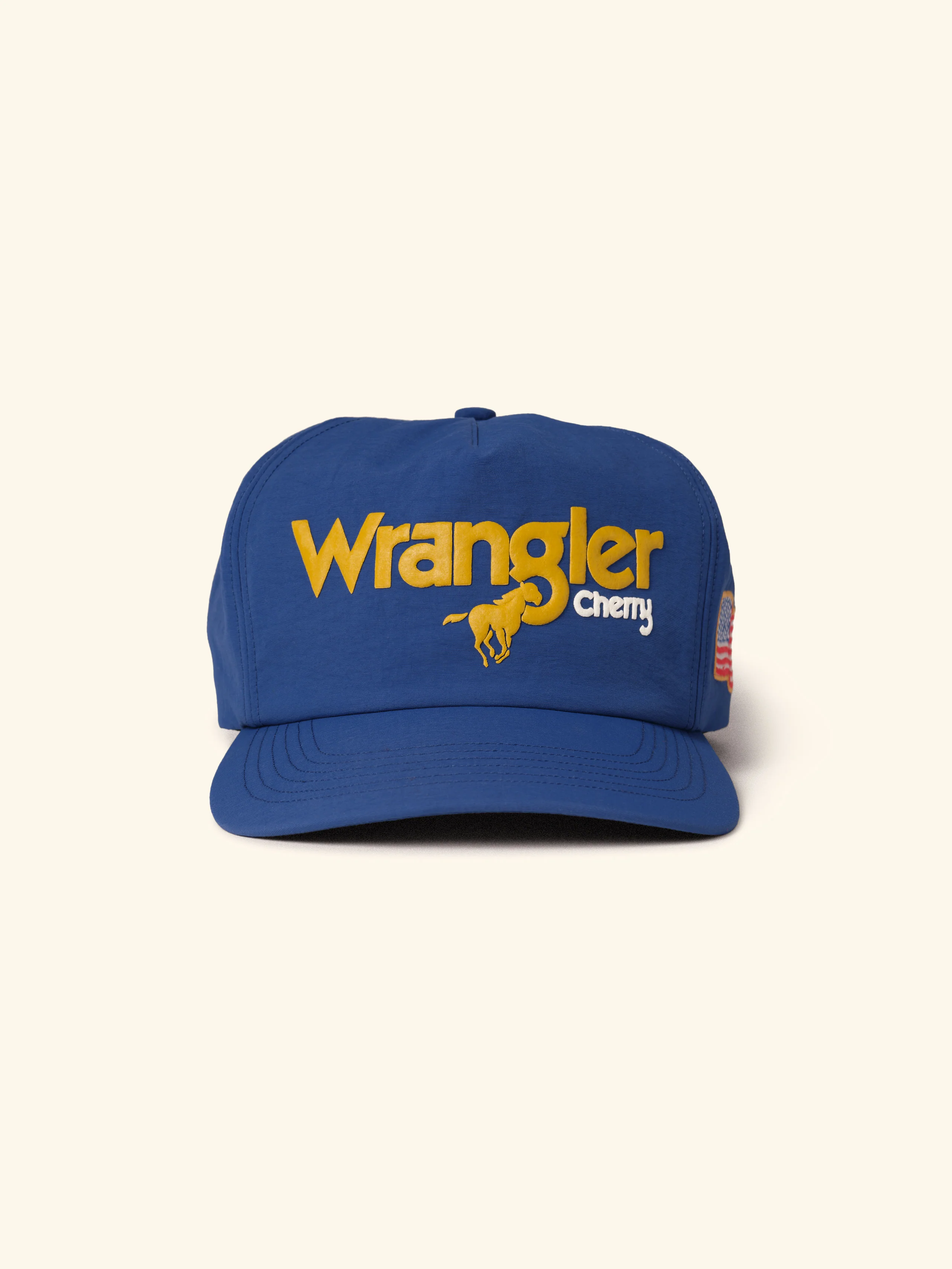 Cherry x Wrangler Nylon 5 Panel Hat (Royal Blue)