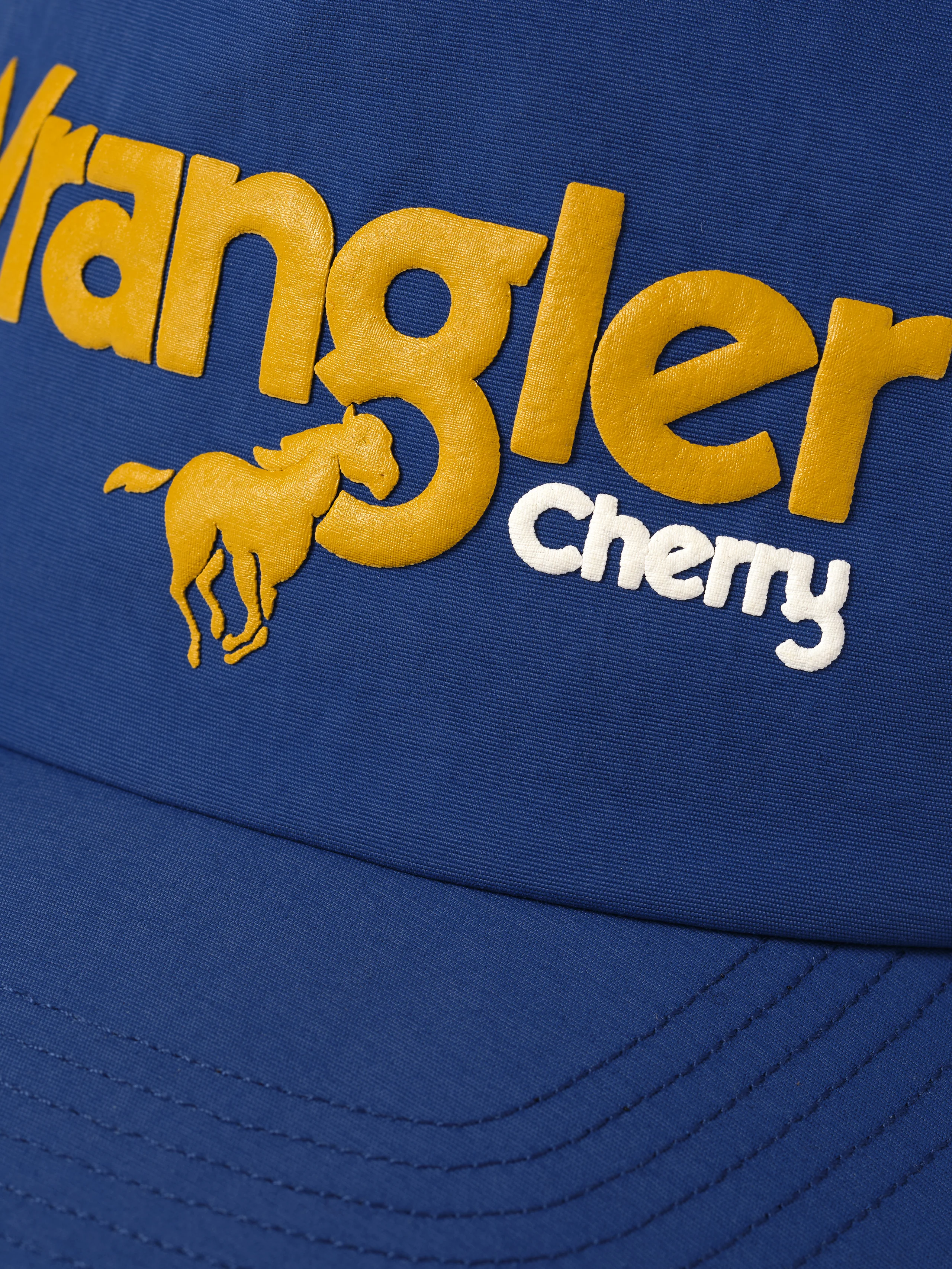 Cherry x Wrangler Nylon 5 Panel Hat (Royal Blue) - Image 6