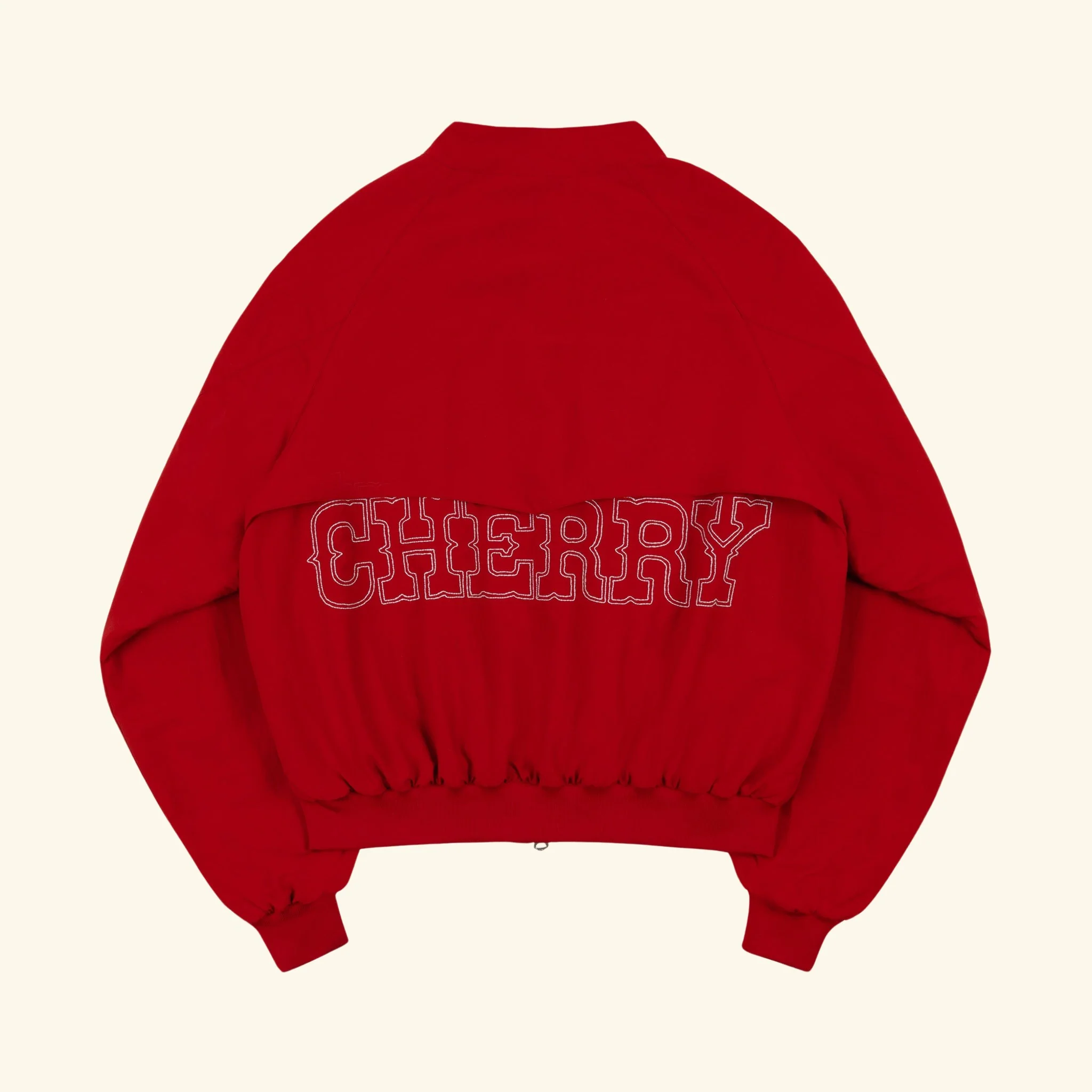 Nylon Championship Jacket (Red) - Image 2
