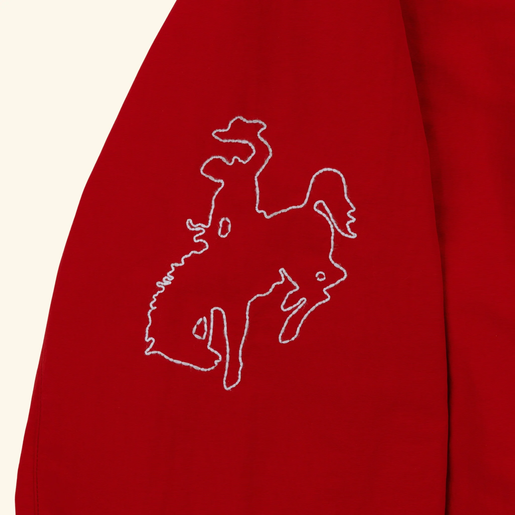 Nylon Championship Jacket (Red) - Image 8
