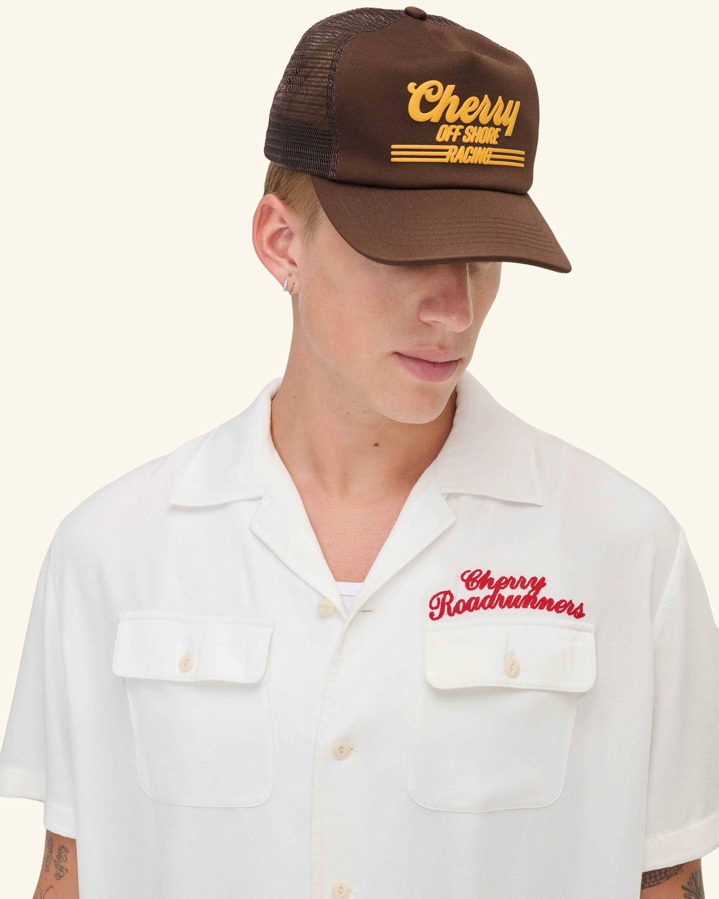 Offshore Trucker Hat (Brown) - Image 3