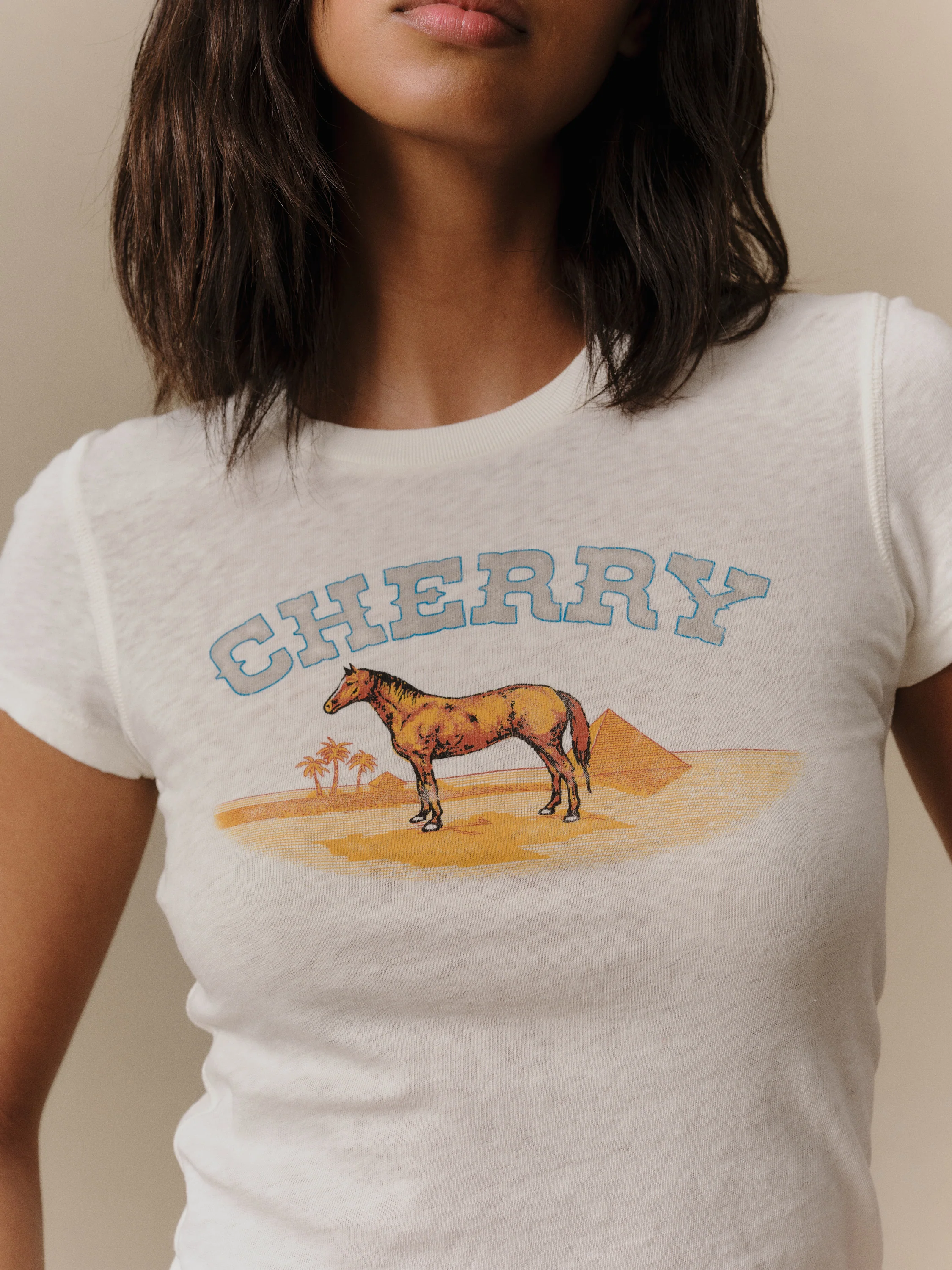 Palamino Baby Tee (Vintage White) - Image 4