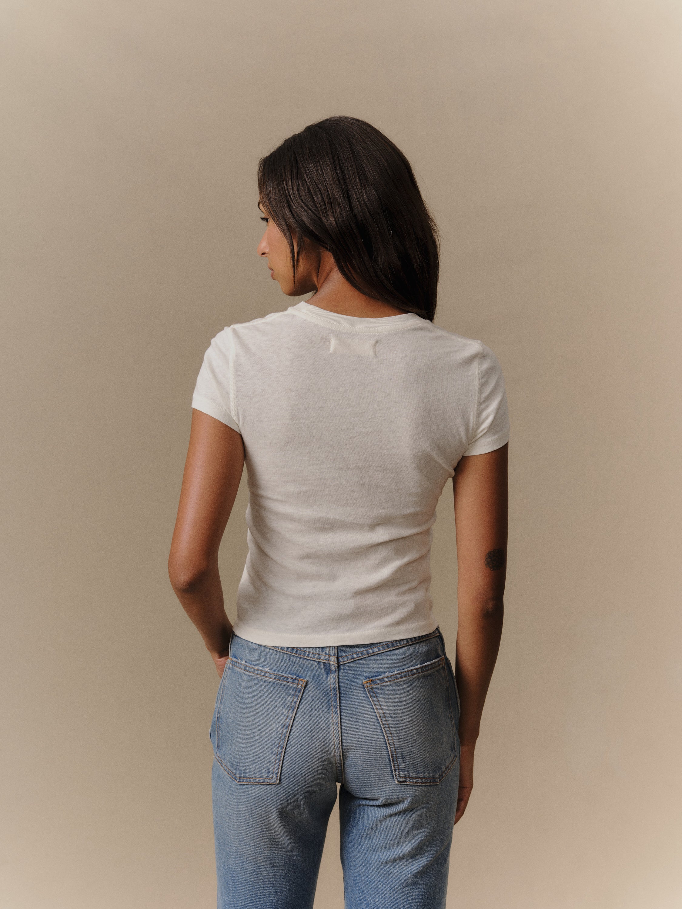 Palamino Baby Tee (Vintage White) - Image 5