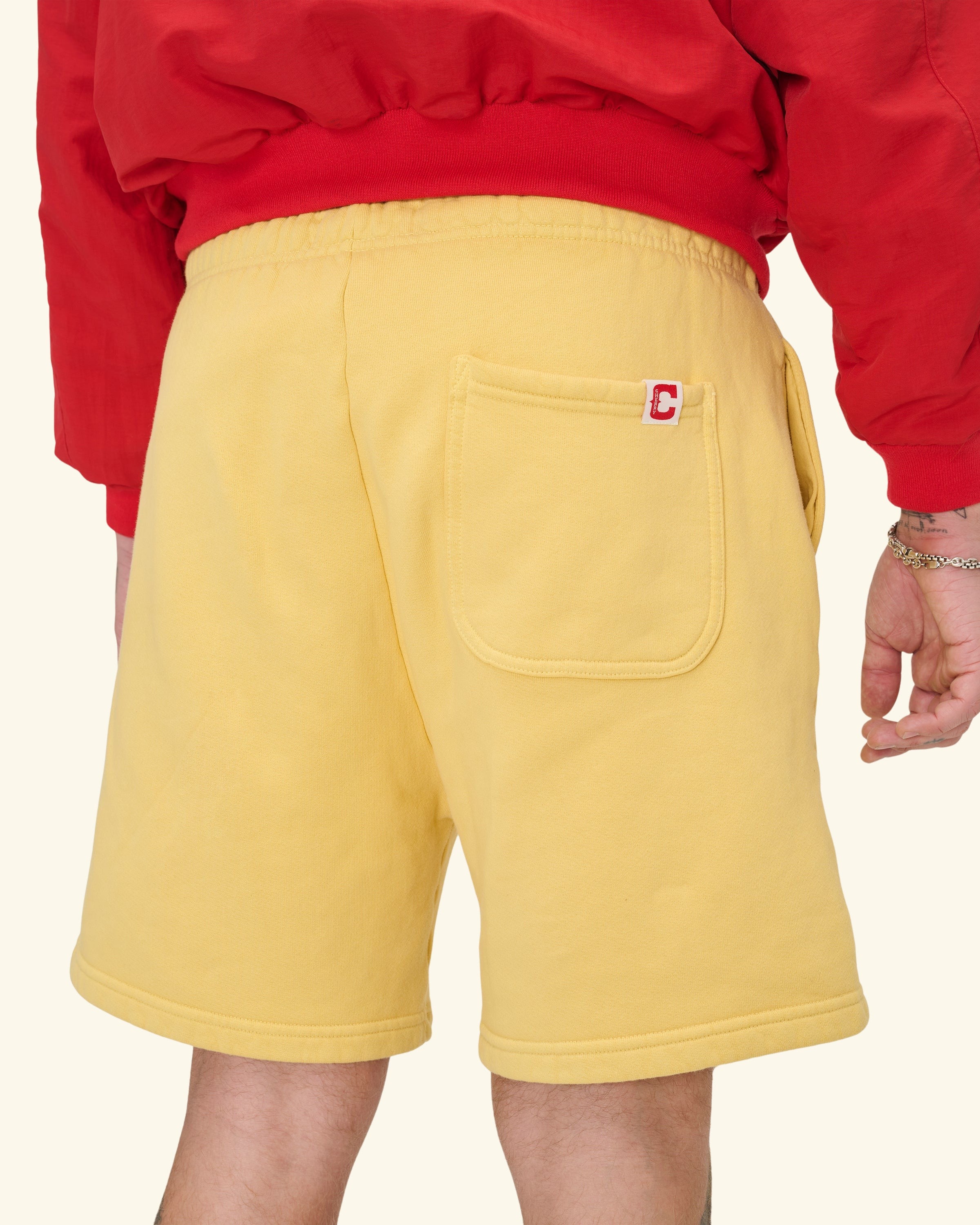 Patchwork Sweatshorts (Butter) - Image 5