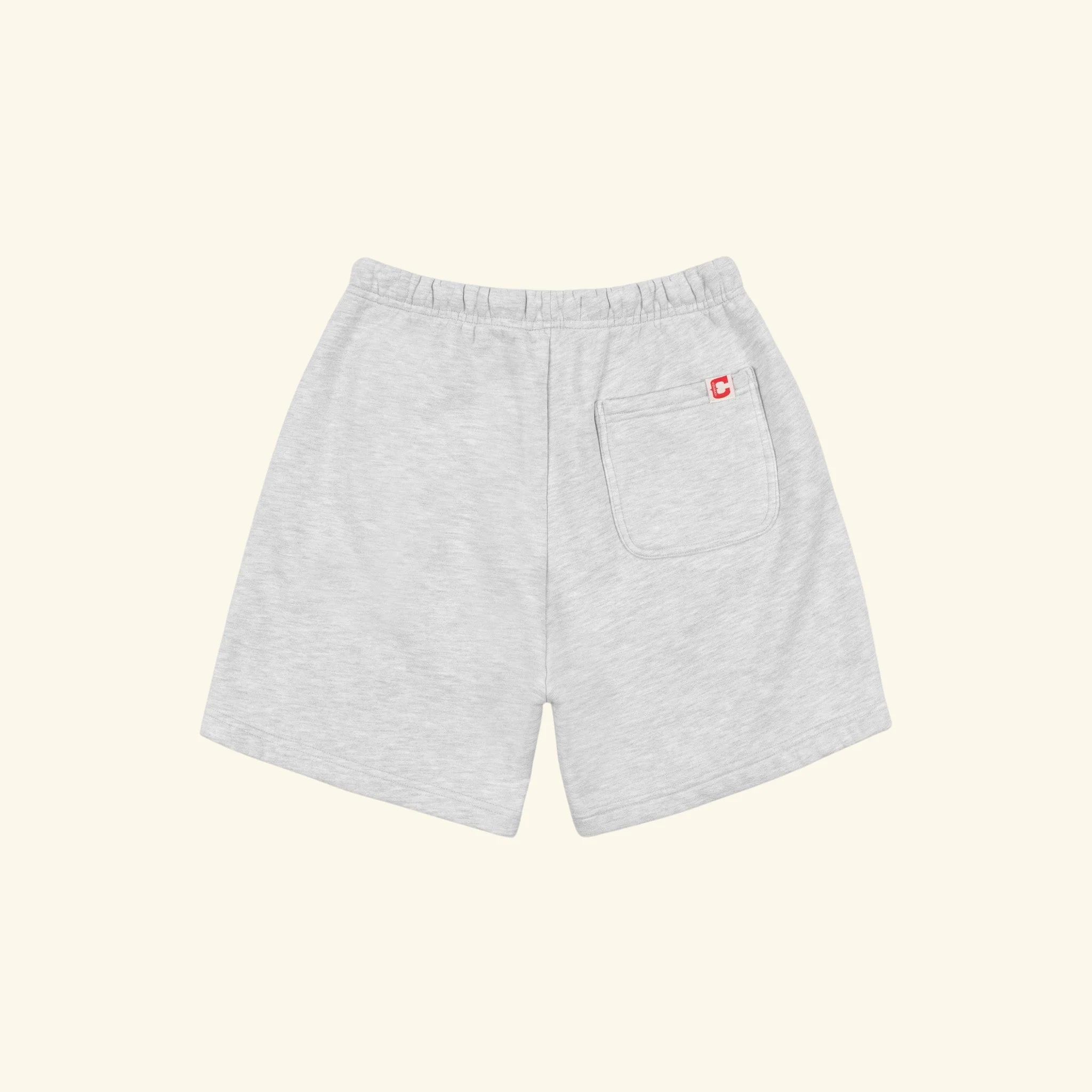 Patchwork Sweatshorts (White Heather) - Image 2