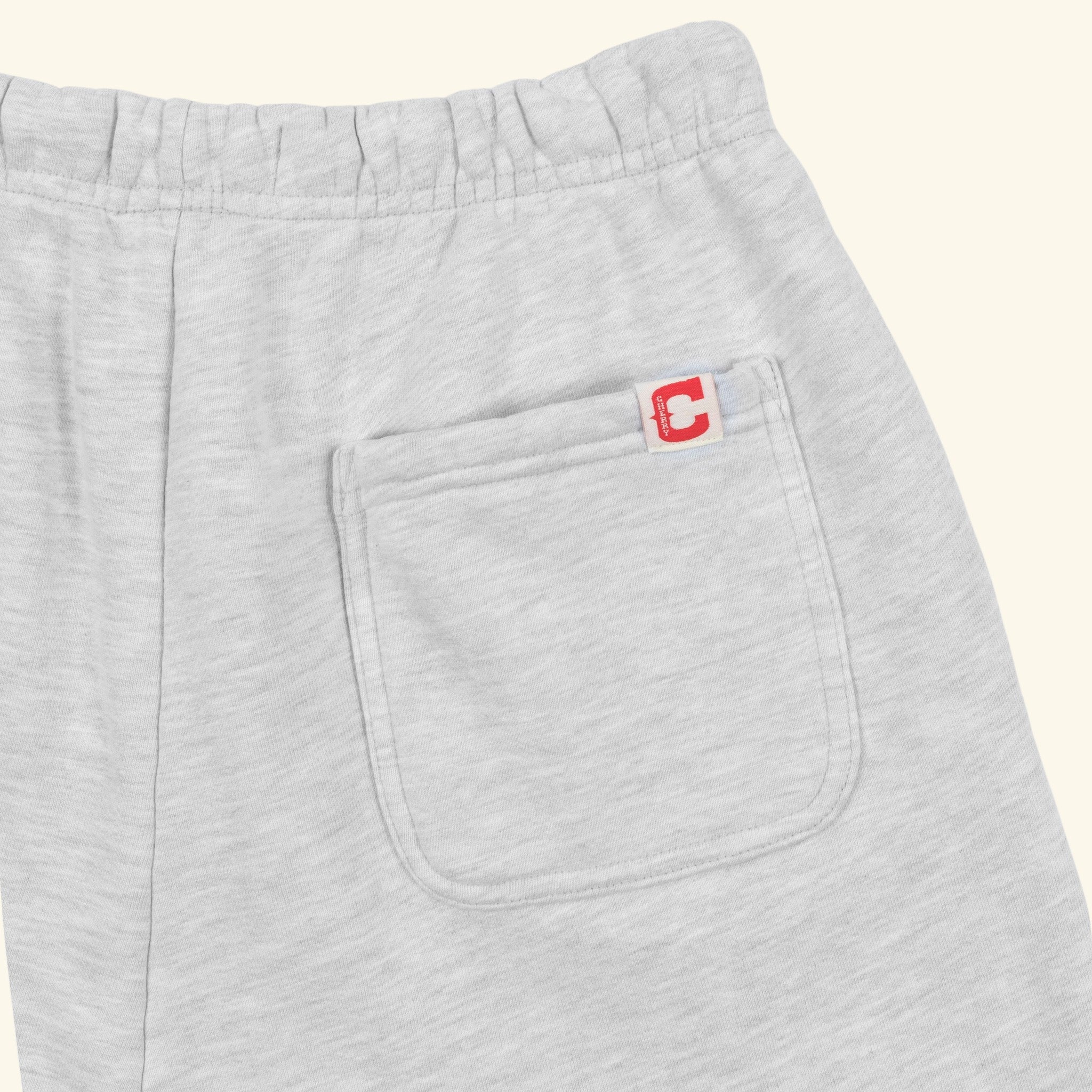 Patchwork Sweatshorts (White Heather) - Image 7