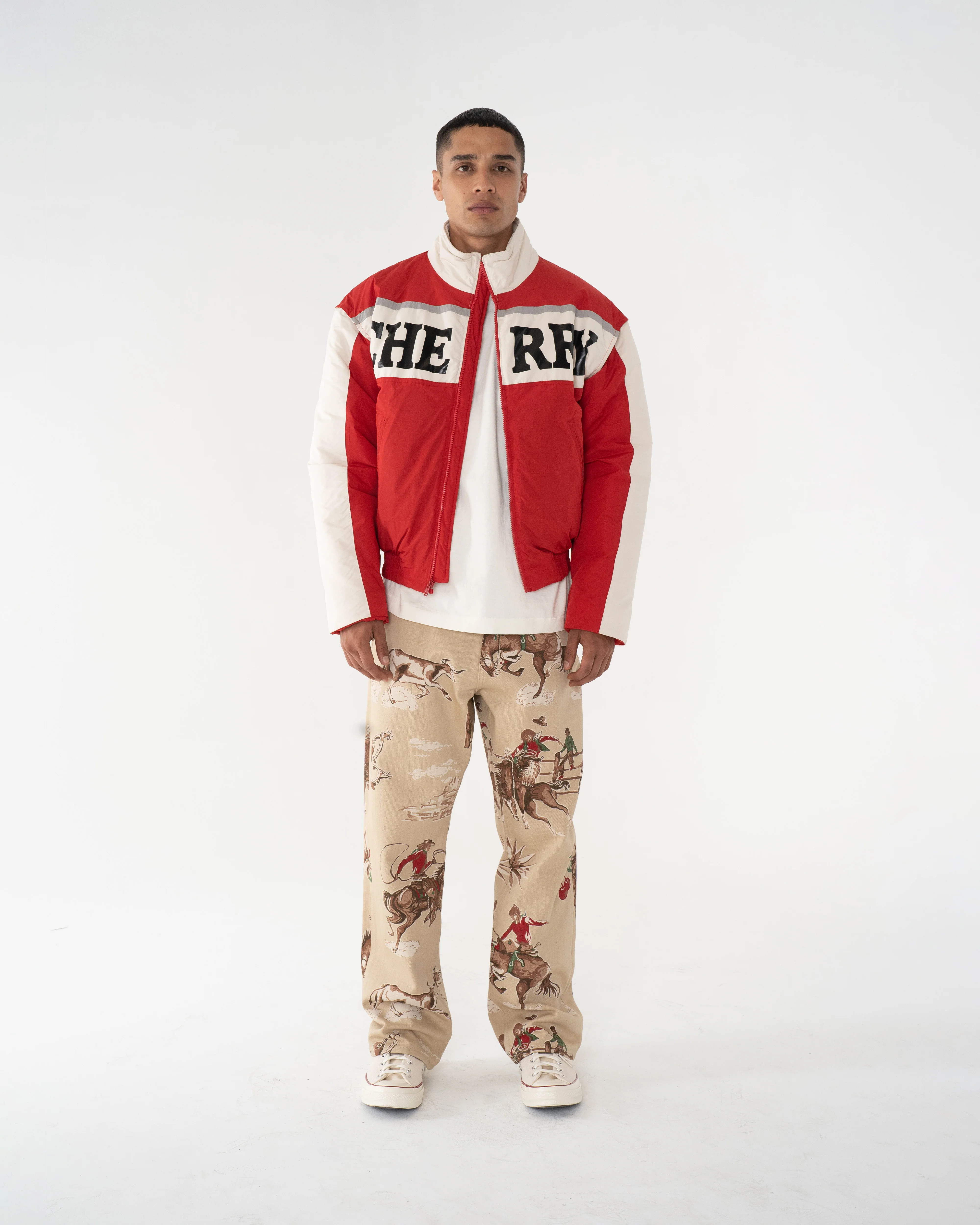 Pit Crew Puffer Jacket (Red) - Image 6
