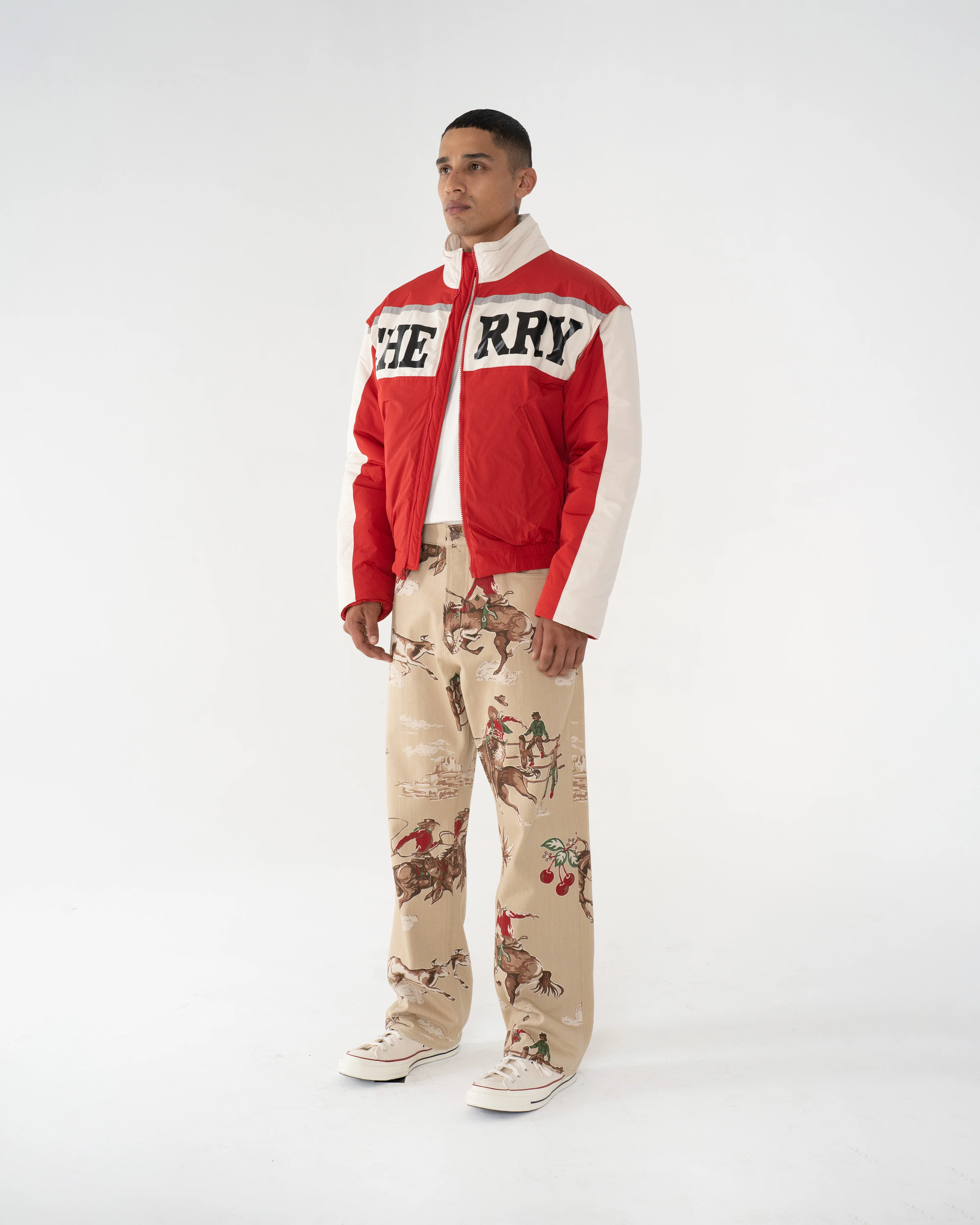 Pit Crew Puffer Jacket (Red) - Image 7