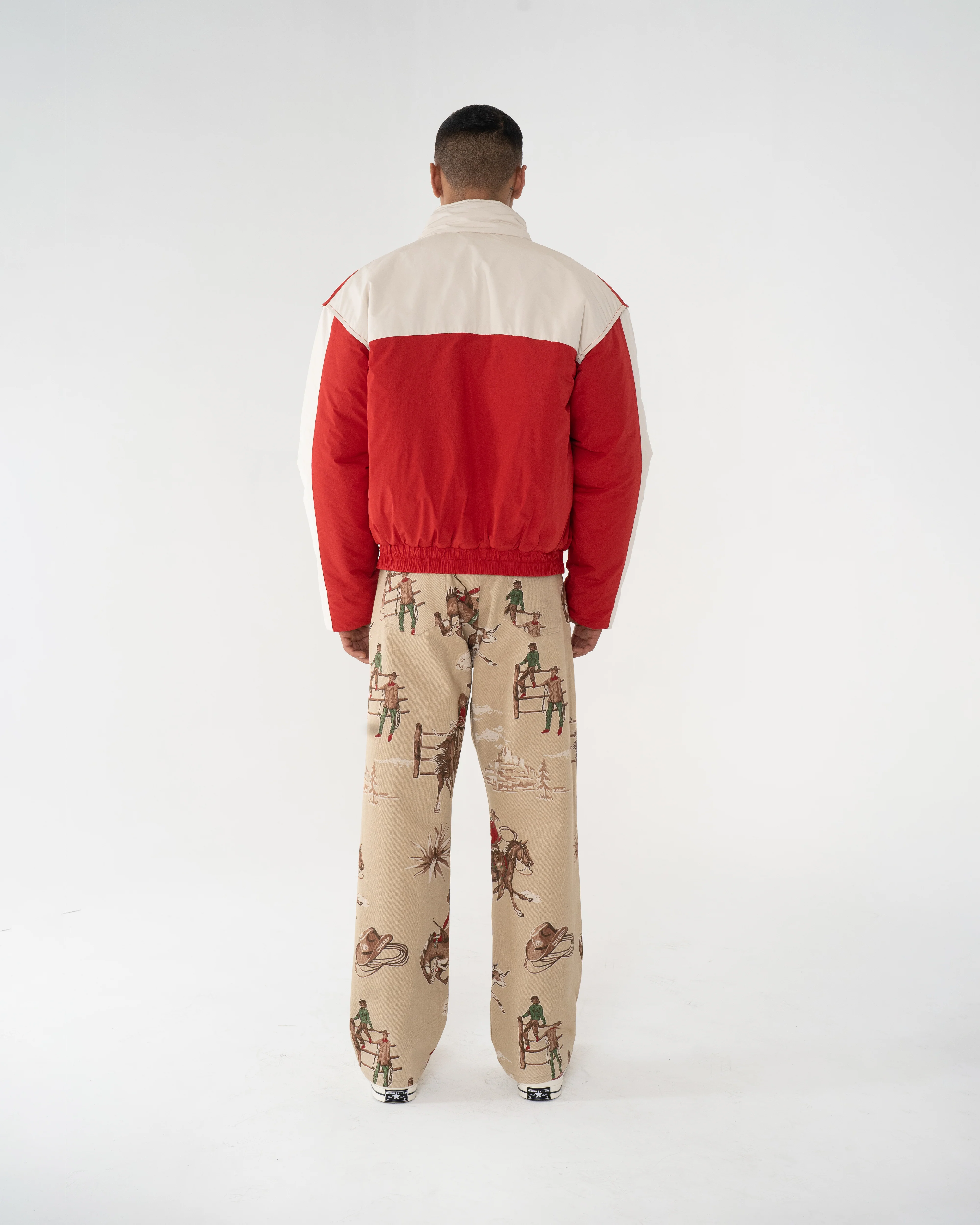 Pit Crew Puffer Jacket (Red) - Image 9