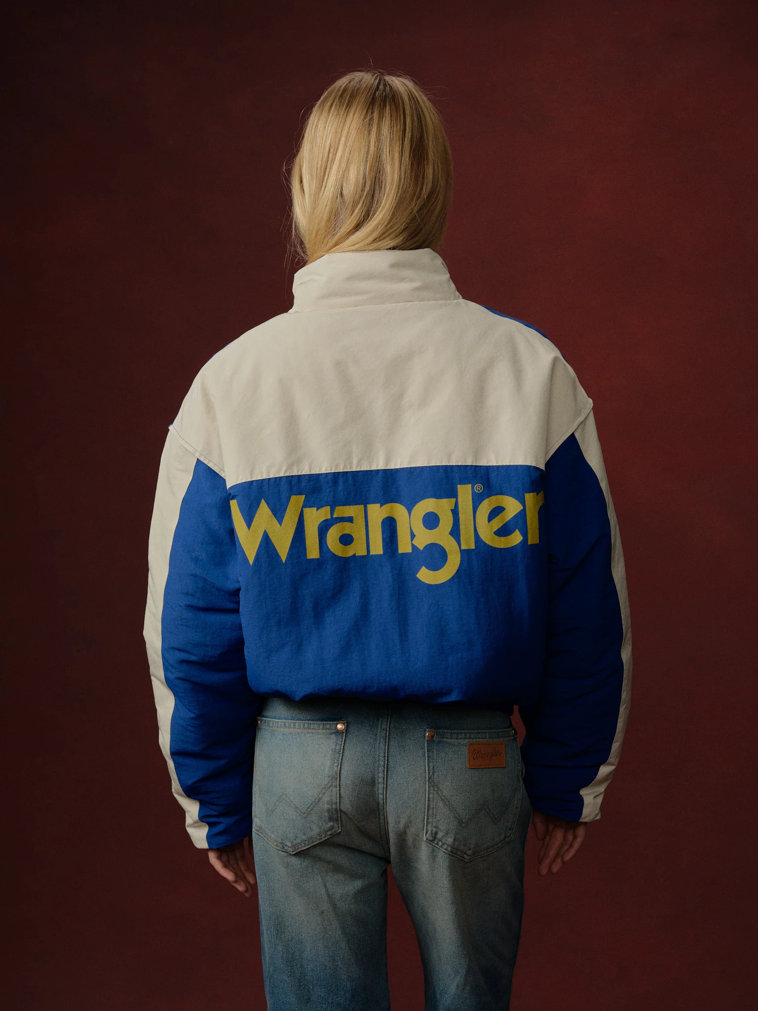 Cherry x Wrangler Pit Crew Puffer Jacket (Royal Blue) - Image 5