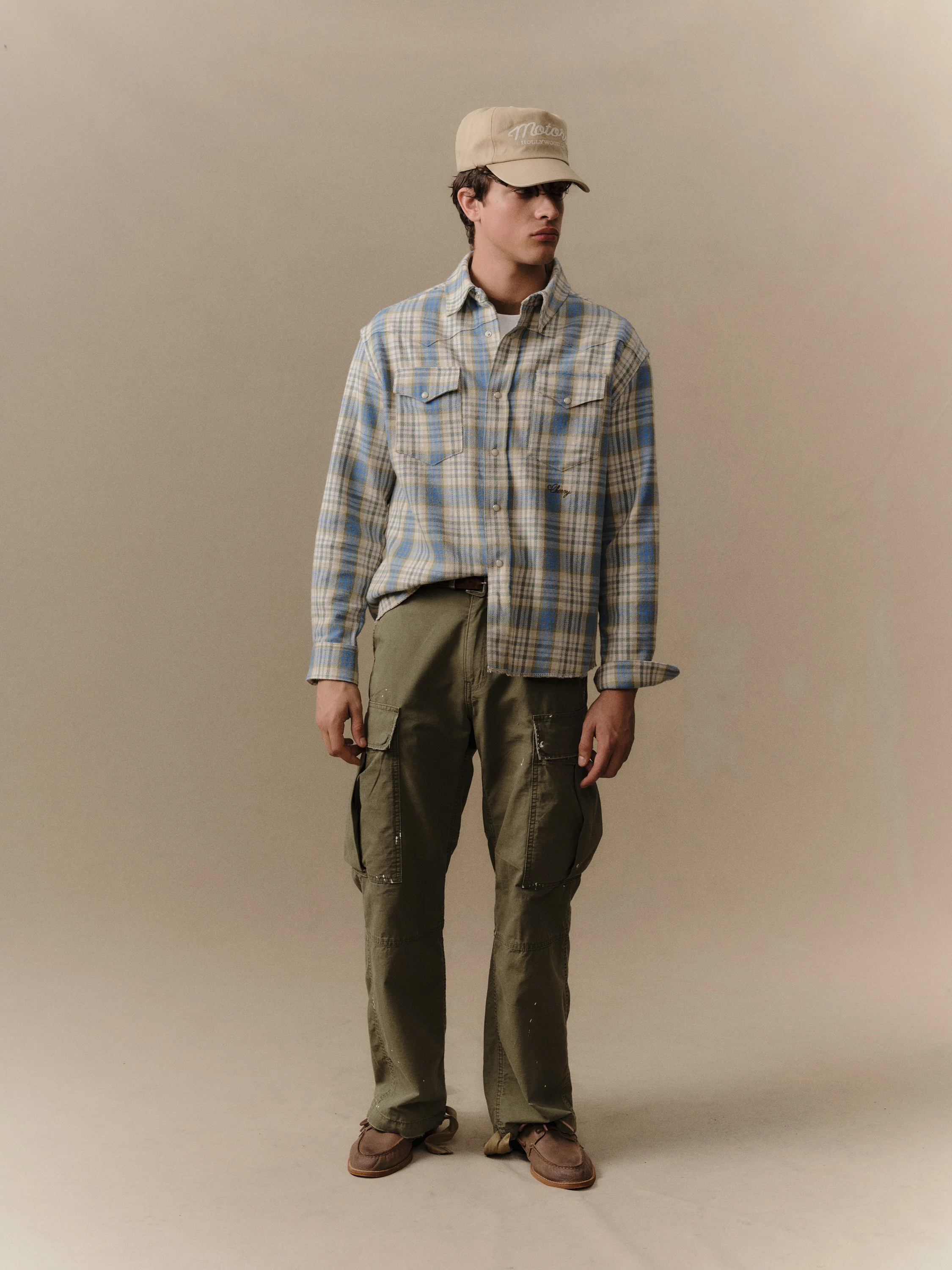 Plaid Western Shirt - Image 2