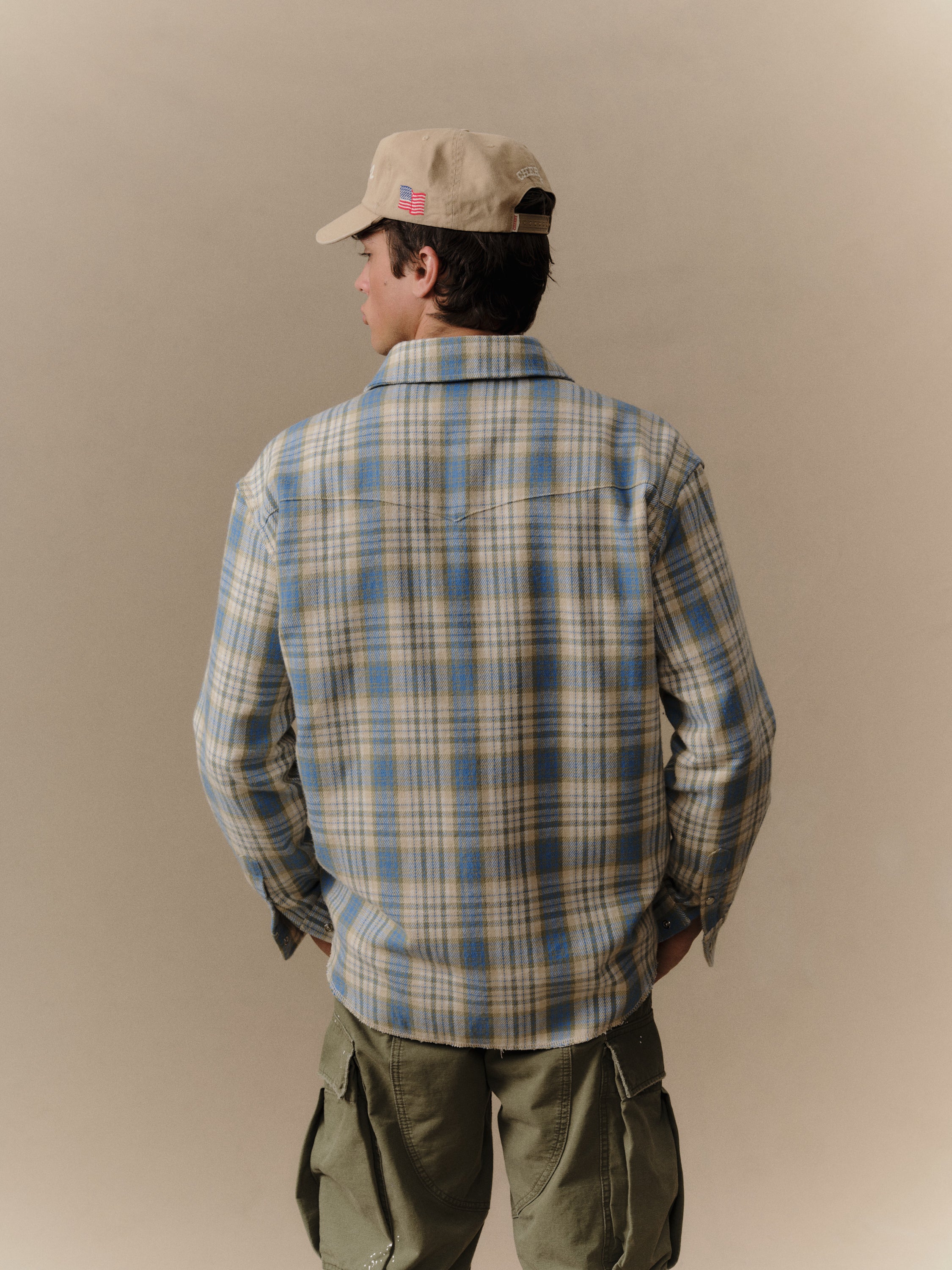Plaid Western Shirt - Image 4