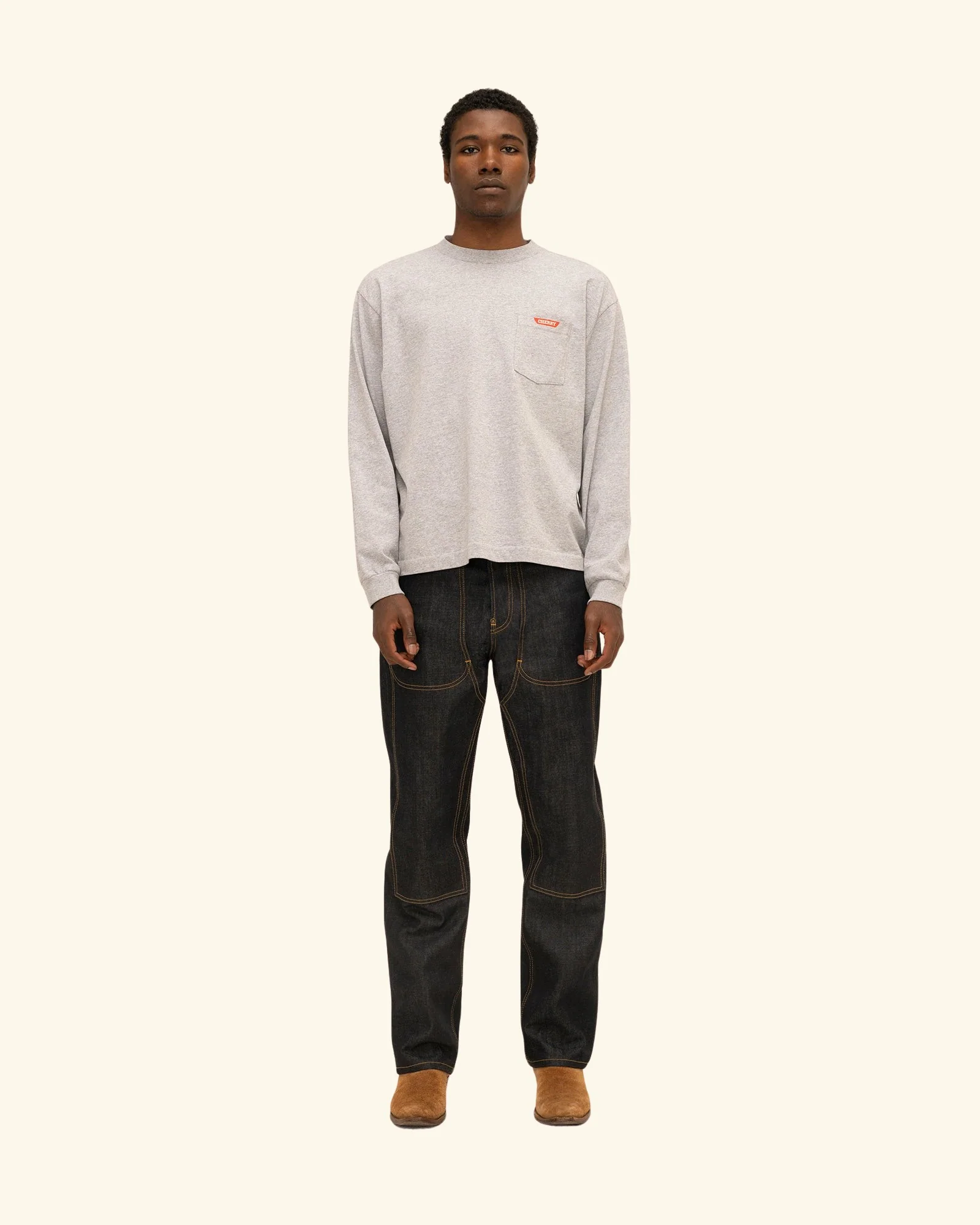 Long Sleeve Pocket T-Shirt - Image 3