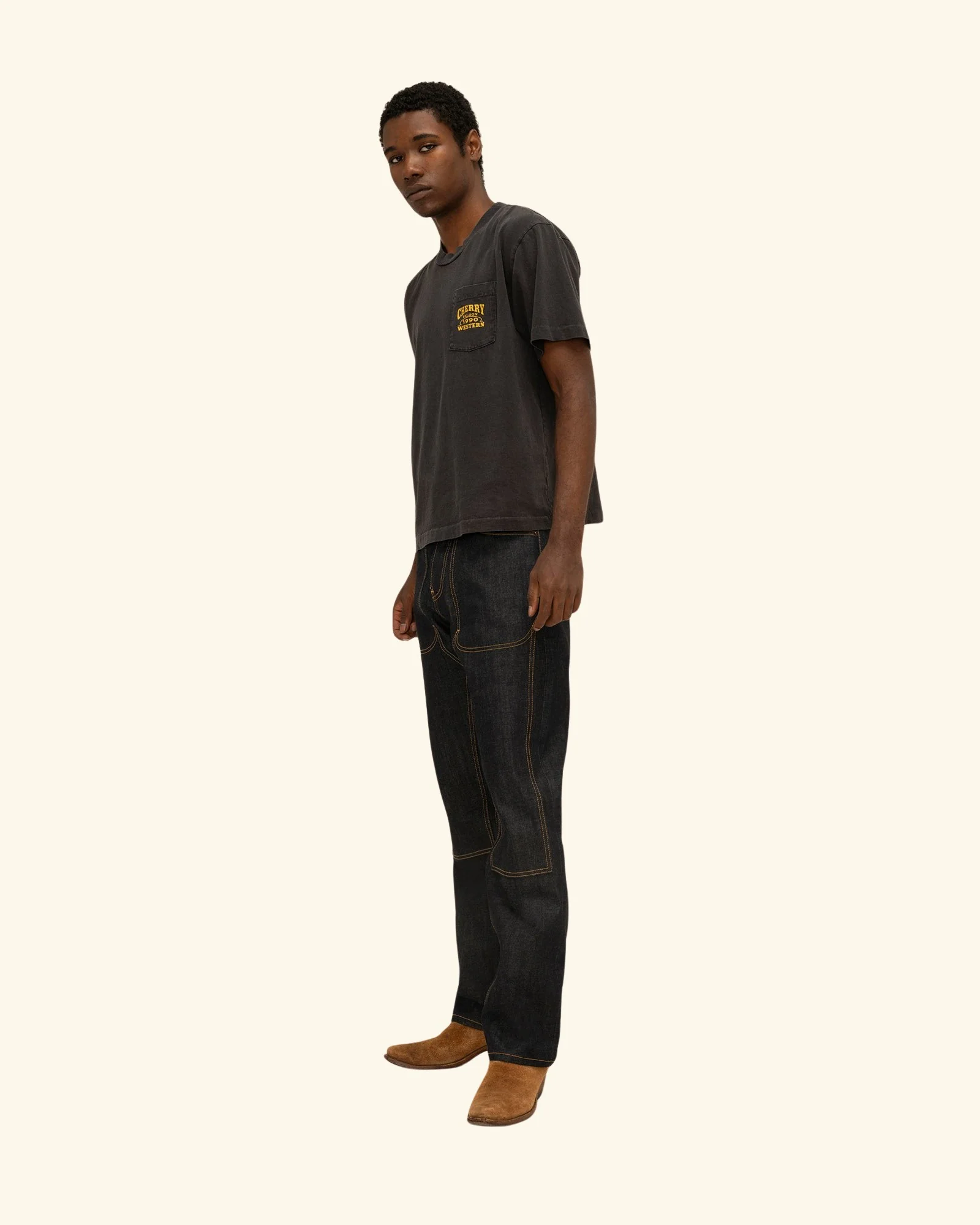 Saloon Pocket T-Shirt - Image 4