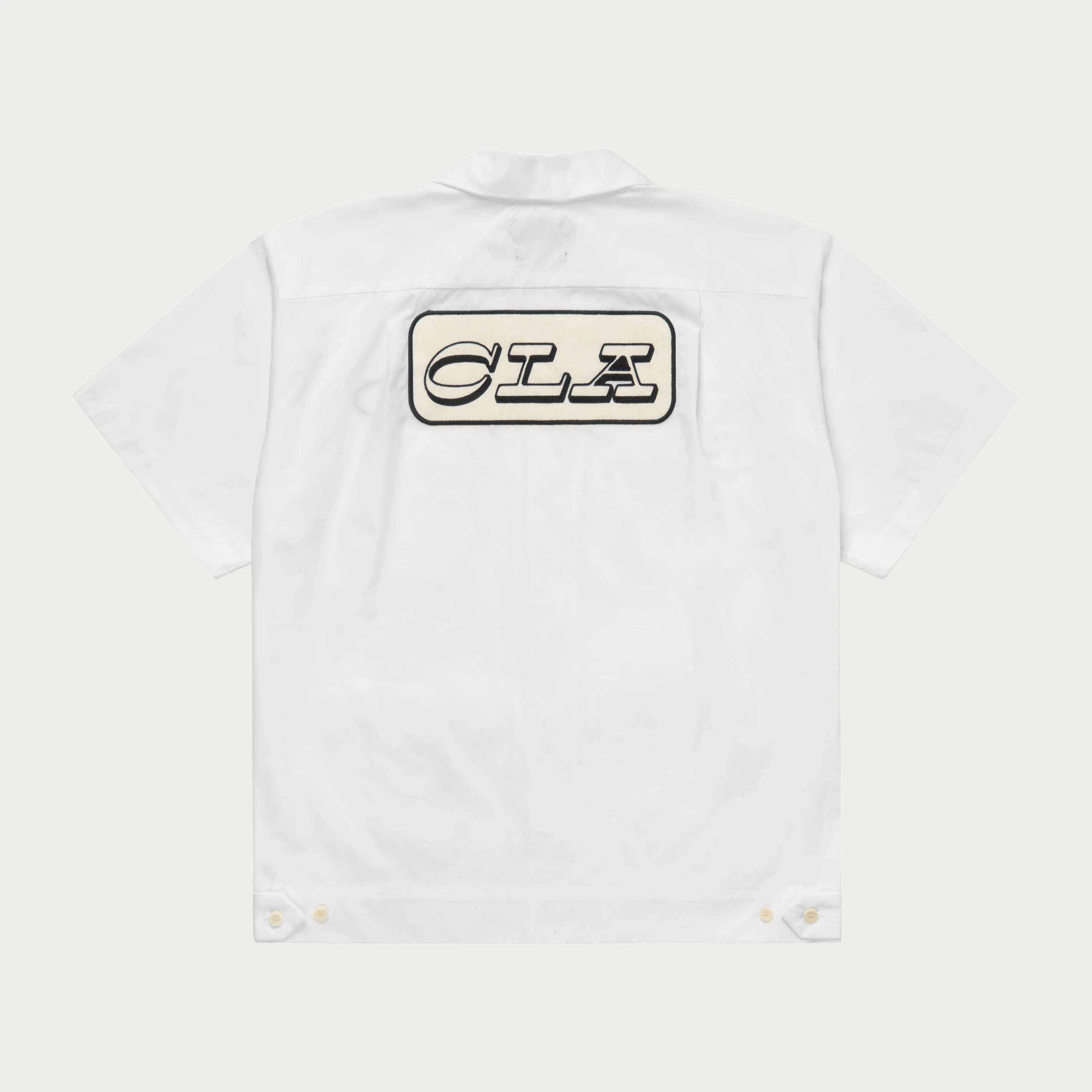 Poplin Mechanic Shirt (White) - Image 2